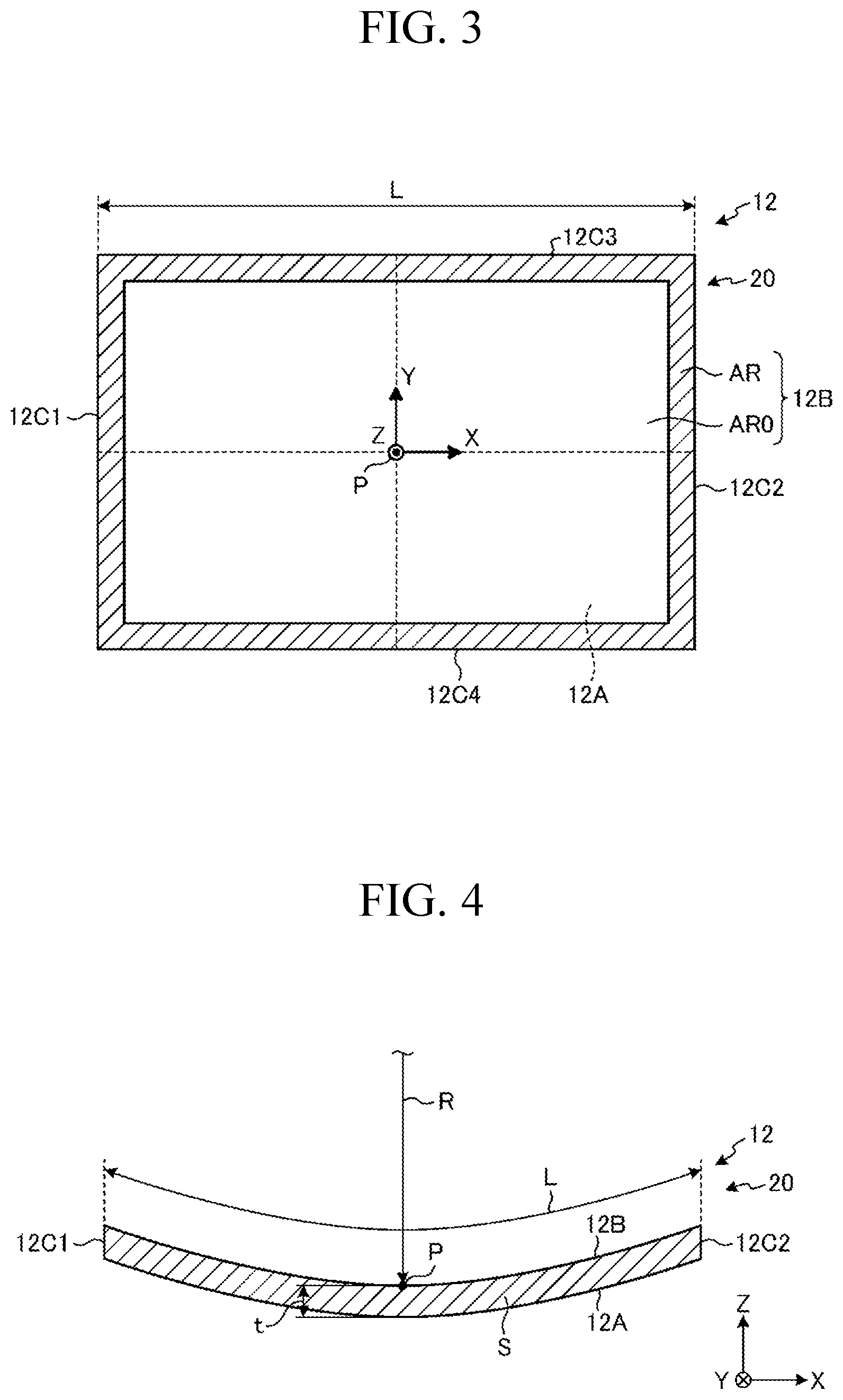 Patent US12576714 Figure 2 – Glass article and onboard display device