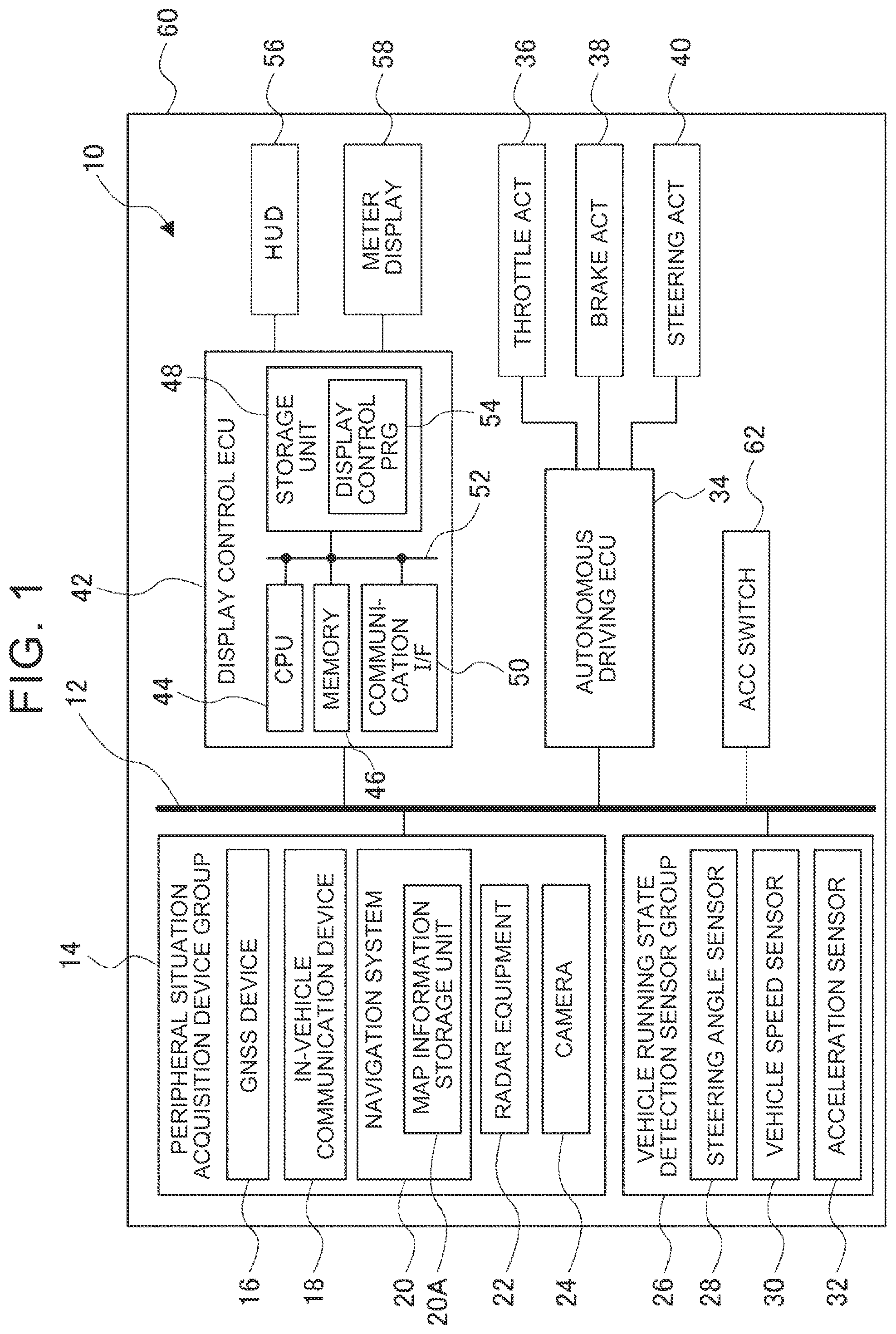 Patent US12576715 Figure 1 – Information processing device and vehicle