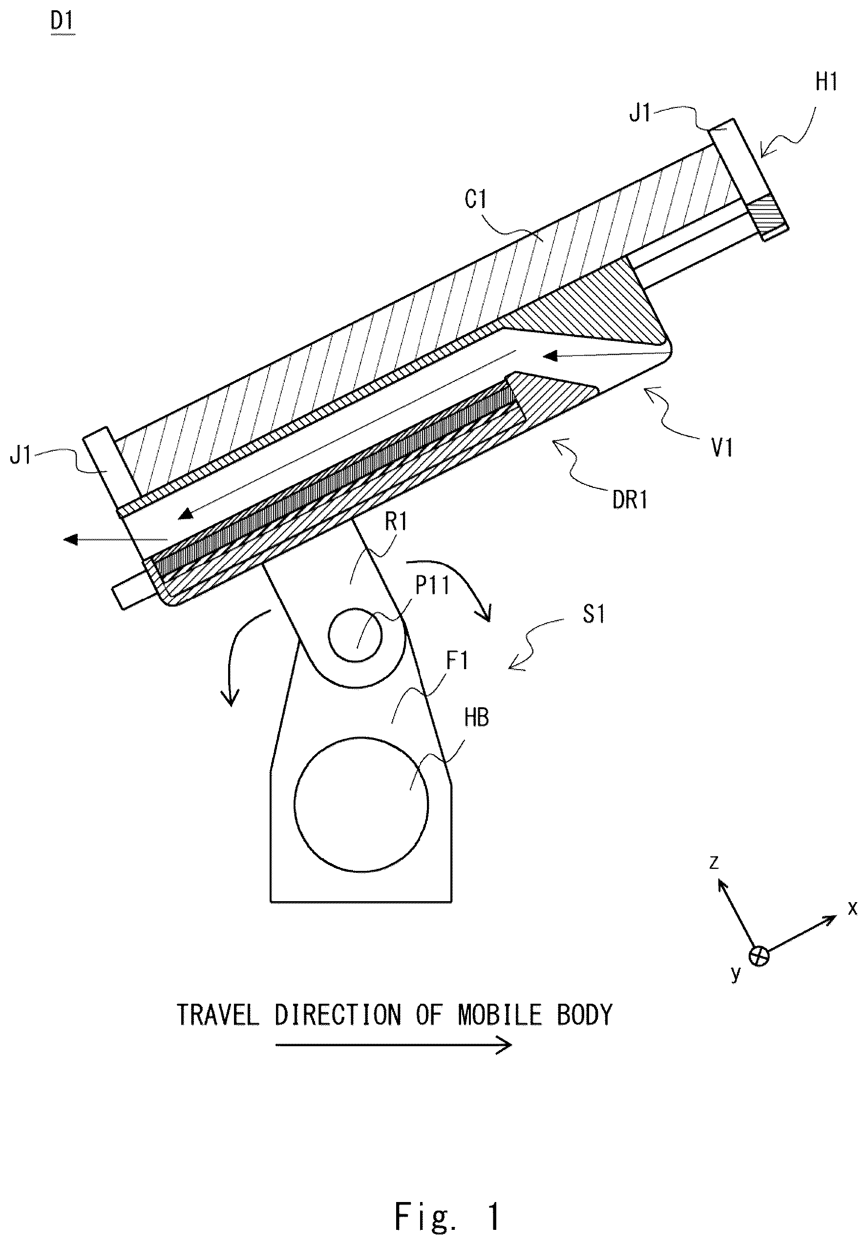 Patent US12576717 Figure 1 – Driving assistance apparatus