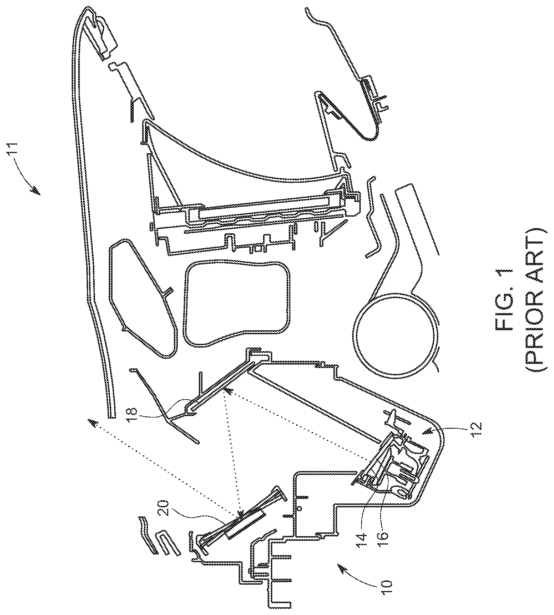 Patent US12576718 Figure 1 – Display system for a vehicle