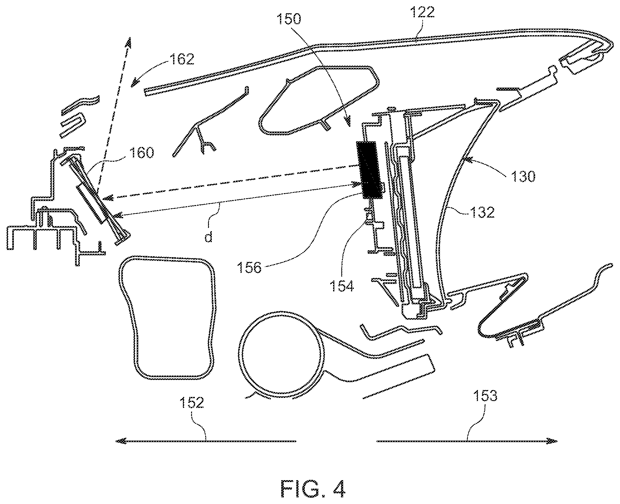 Patent US12576718 Figure 4 – Display system for a vehicle