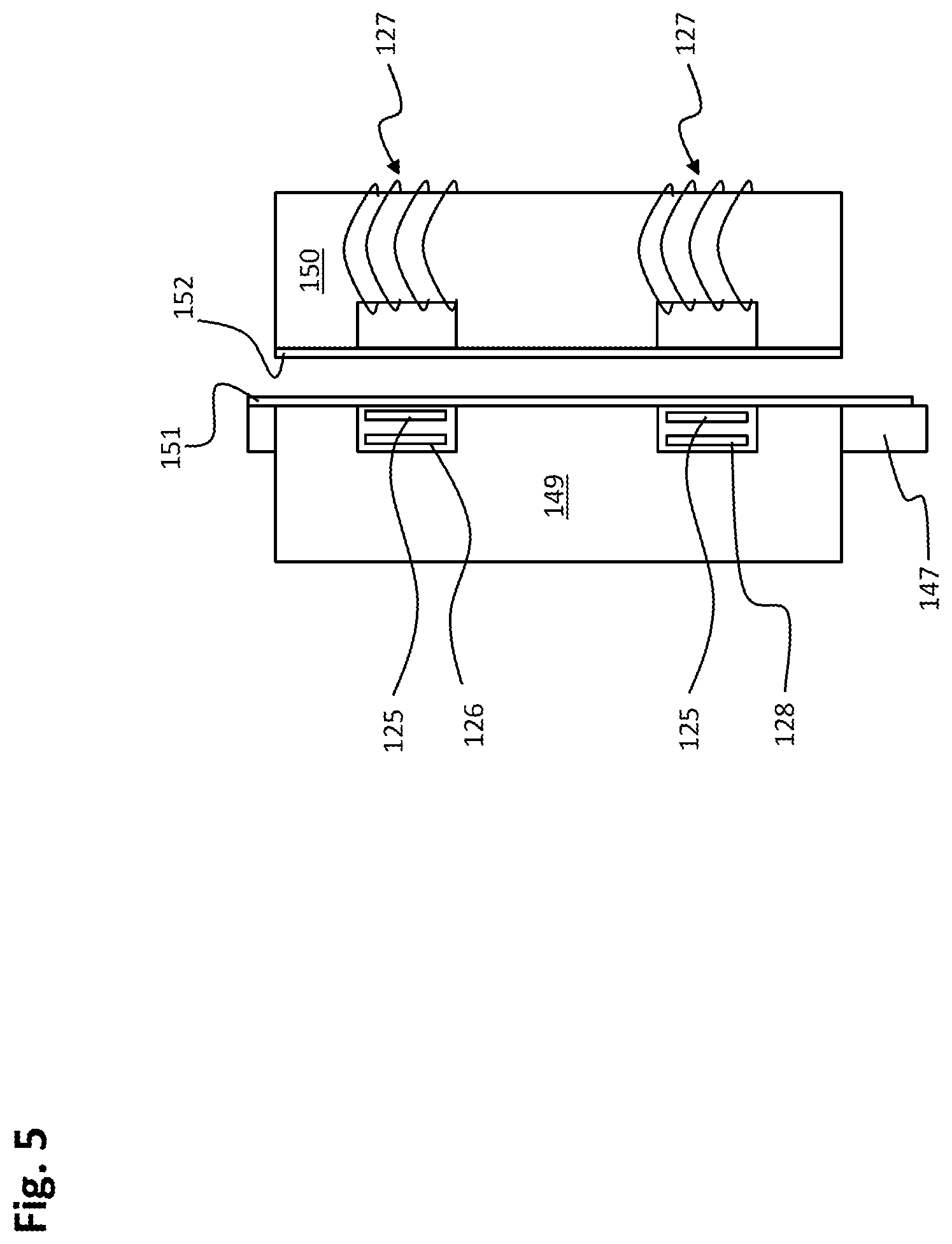 Patent US12576722 Figure 5 – Energy transmission in a linear transport system