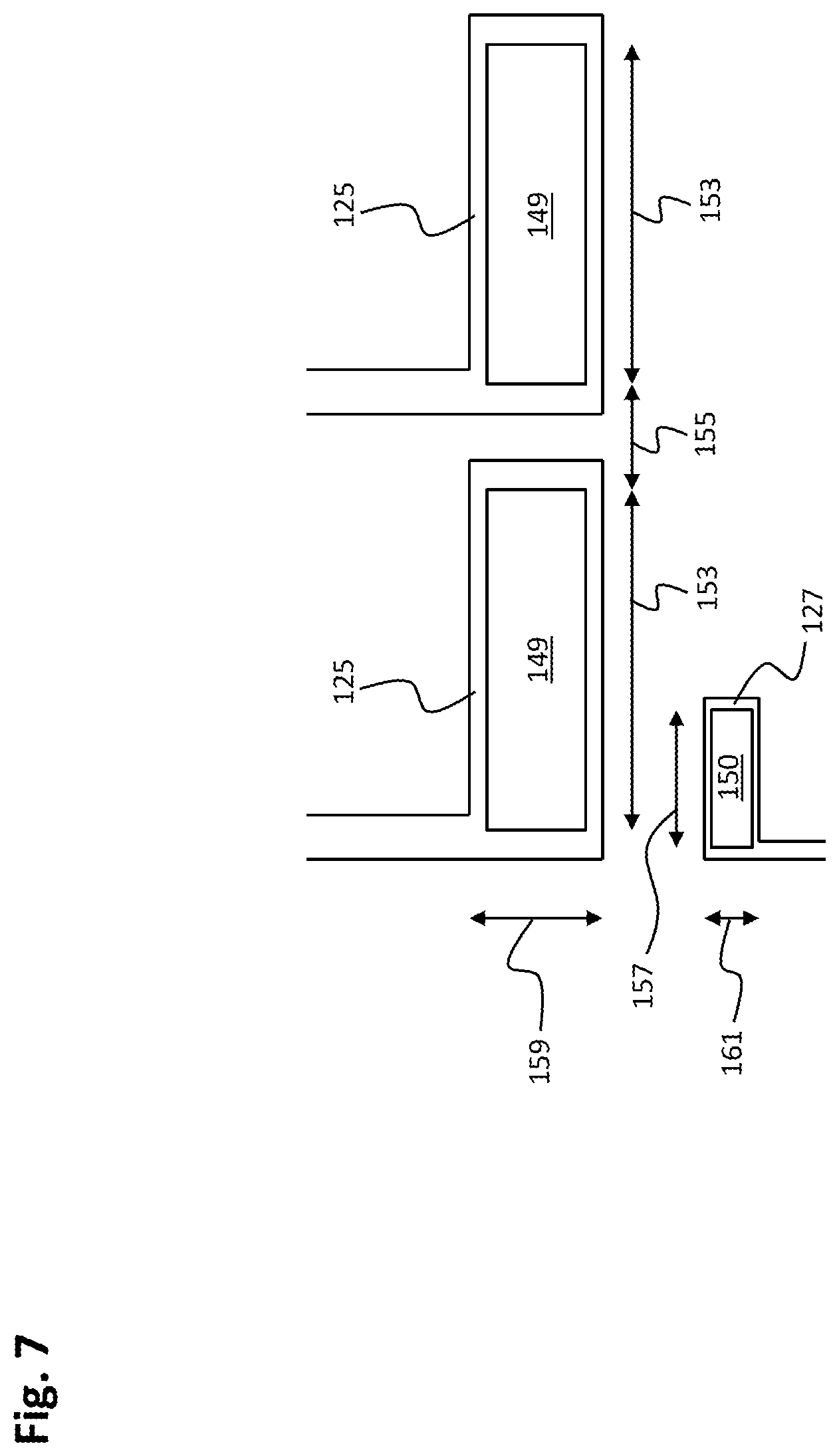 Patent US12576722 Figure 7 – Energy transmission in a linear transport system