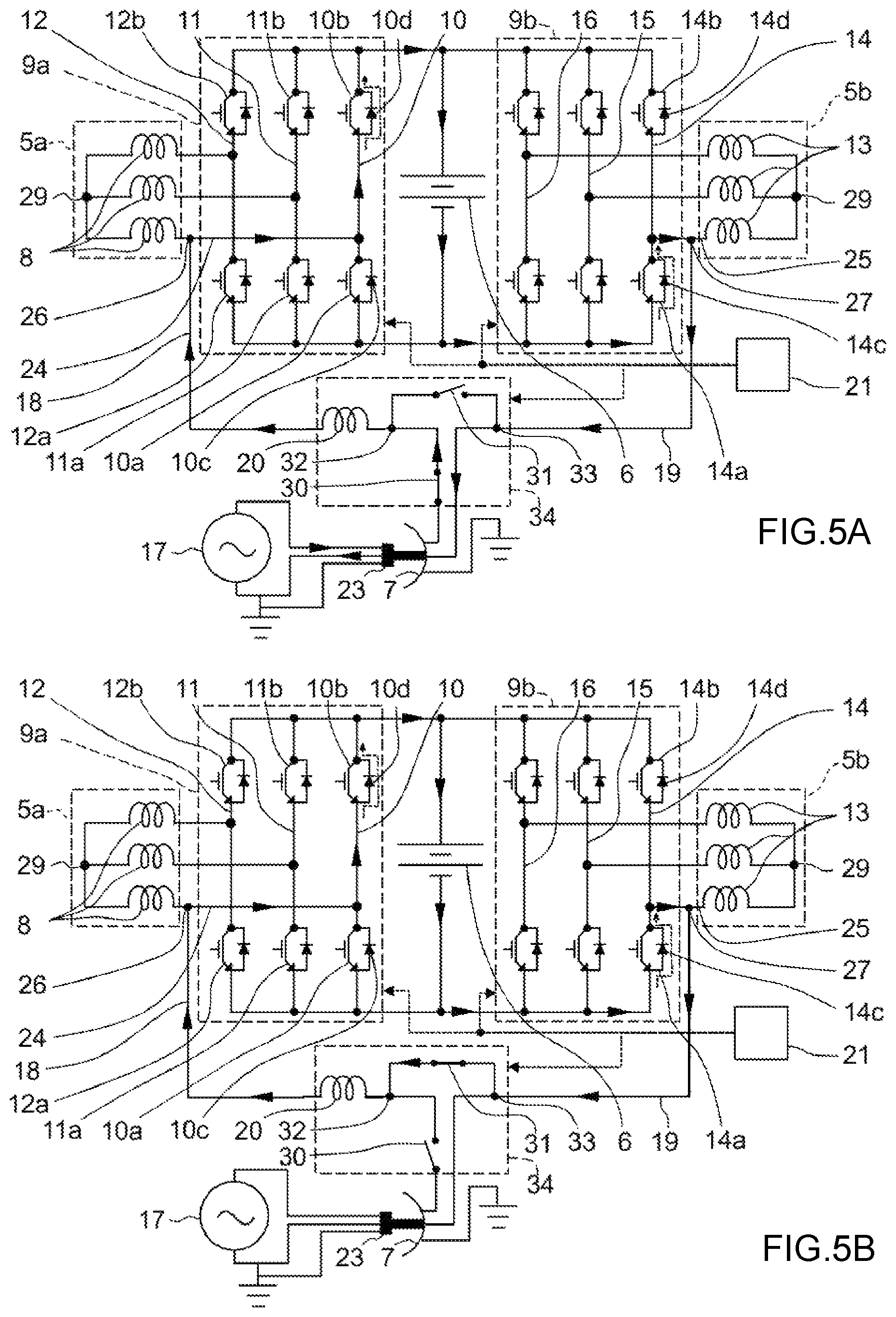 Patent US12576733 Figure 5 – Vehicle electrical system