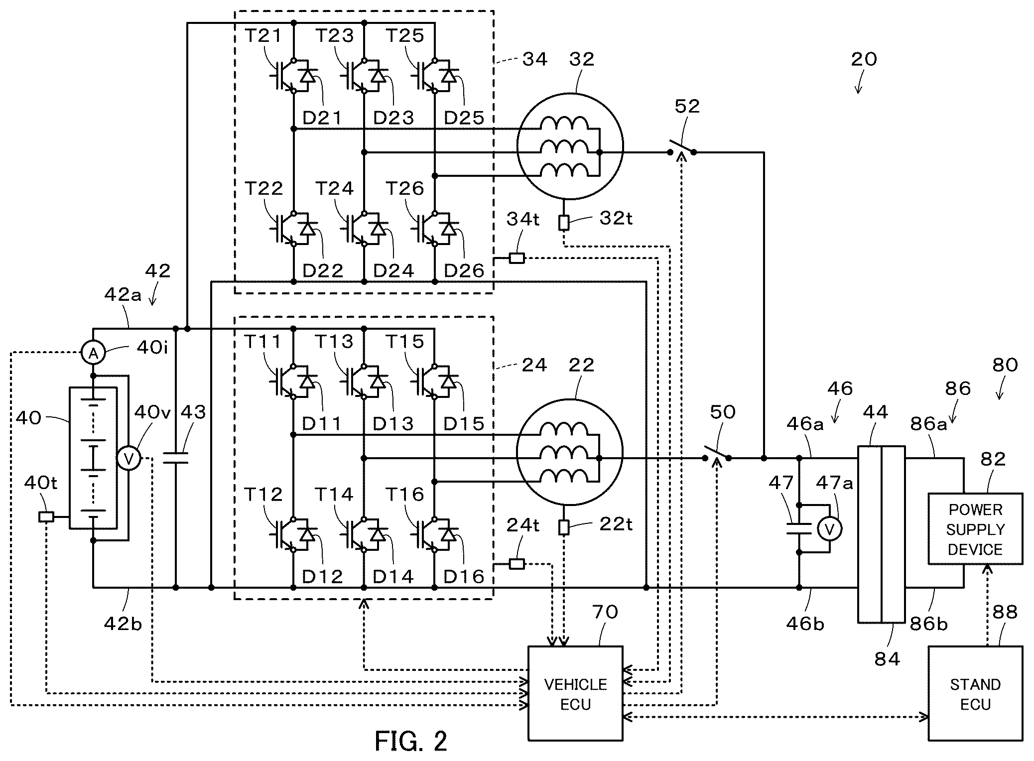 Patent US12576736 Figure 2 – Battery electric vehicle