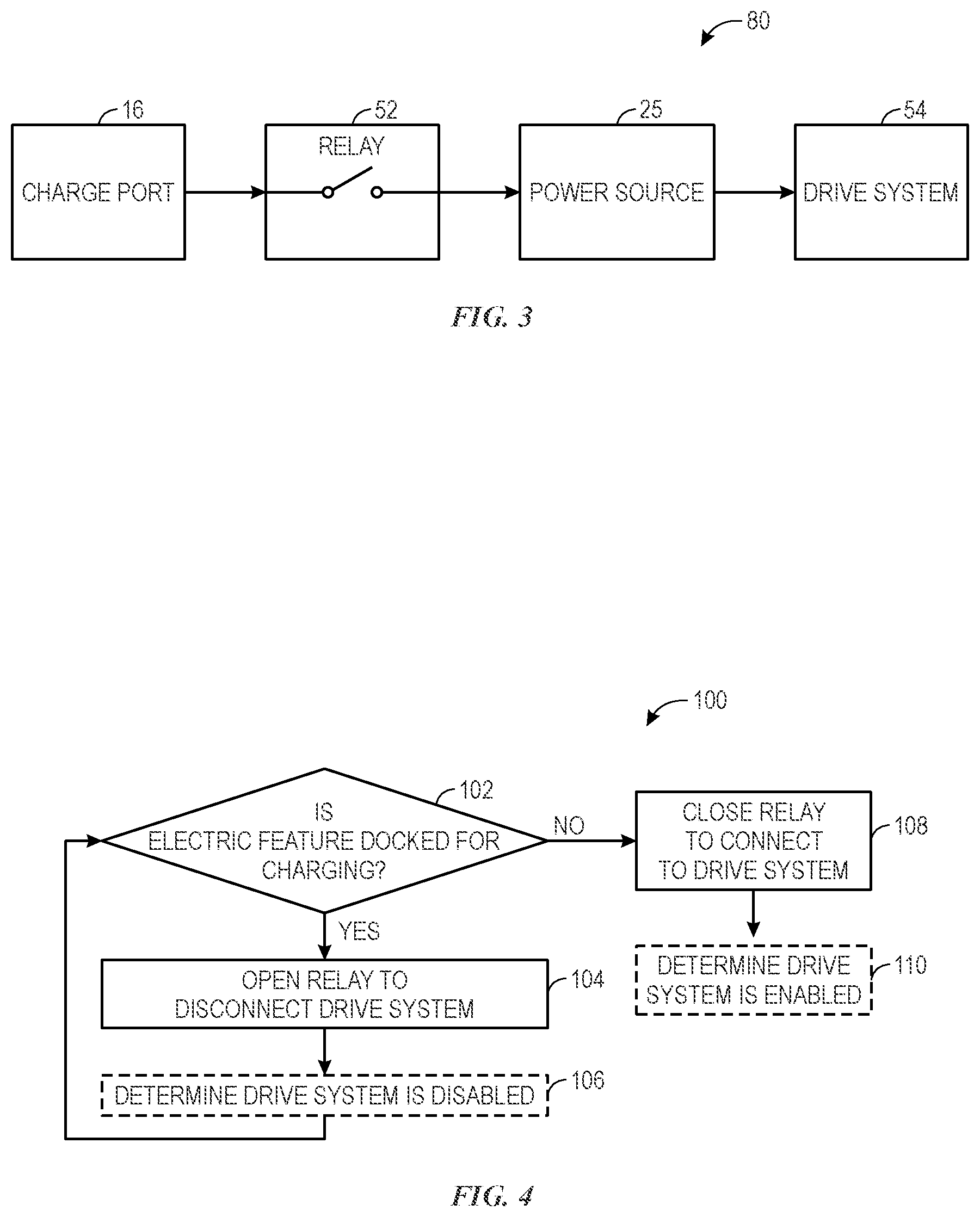 Patent US12576738 Figure 3 – Docked interlock system and method
