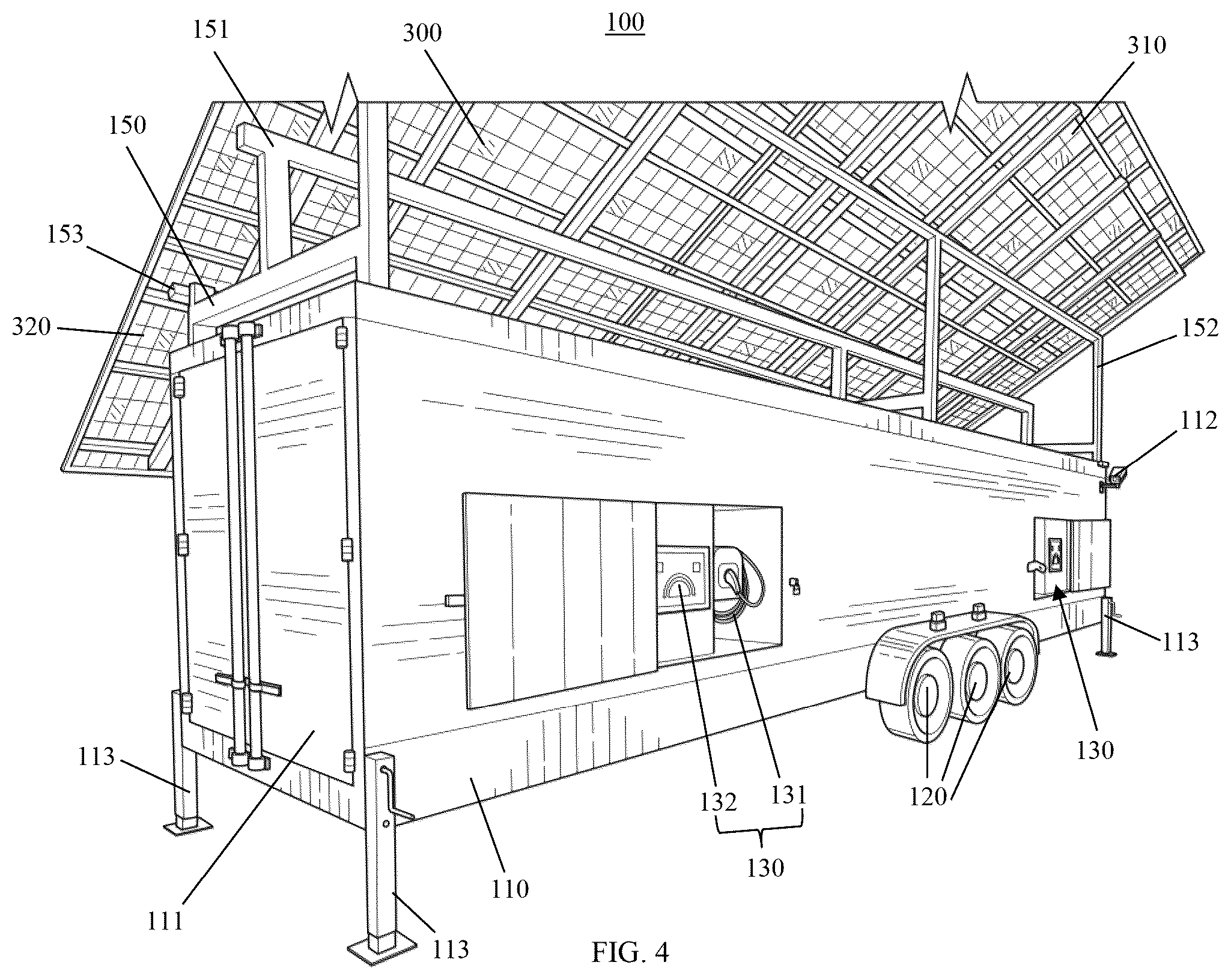 Patent US12576740 Figure 4 – Electric vehicle charging station