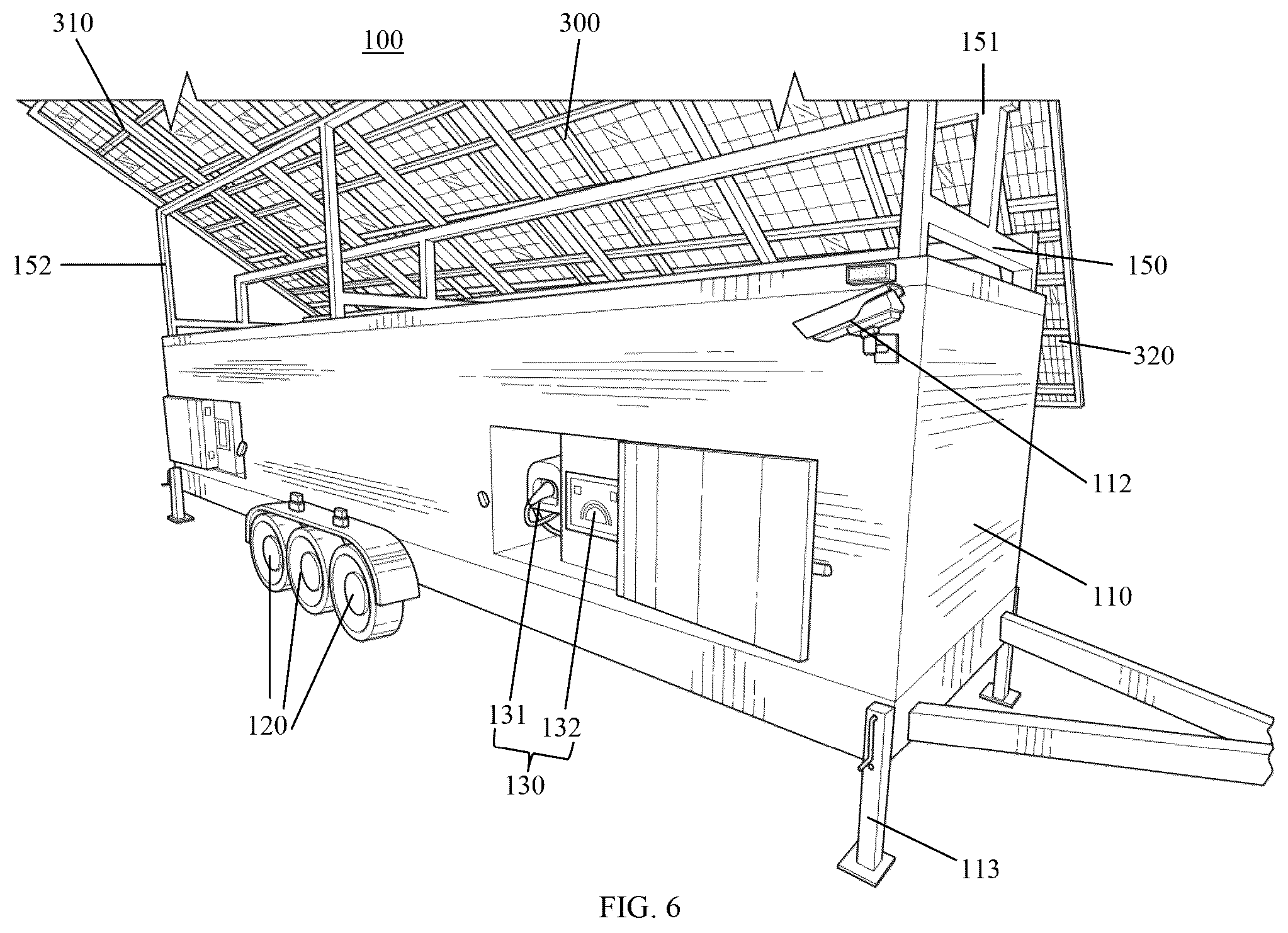 Patent US12576740 Figure 6 – Electric vehicle charging station