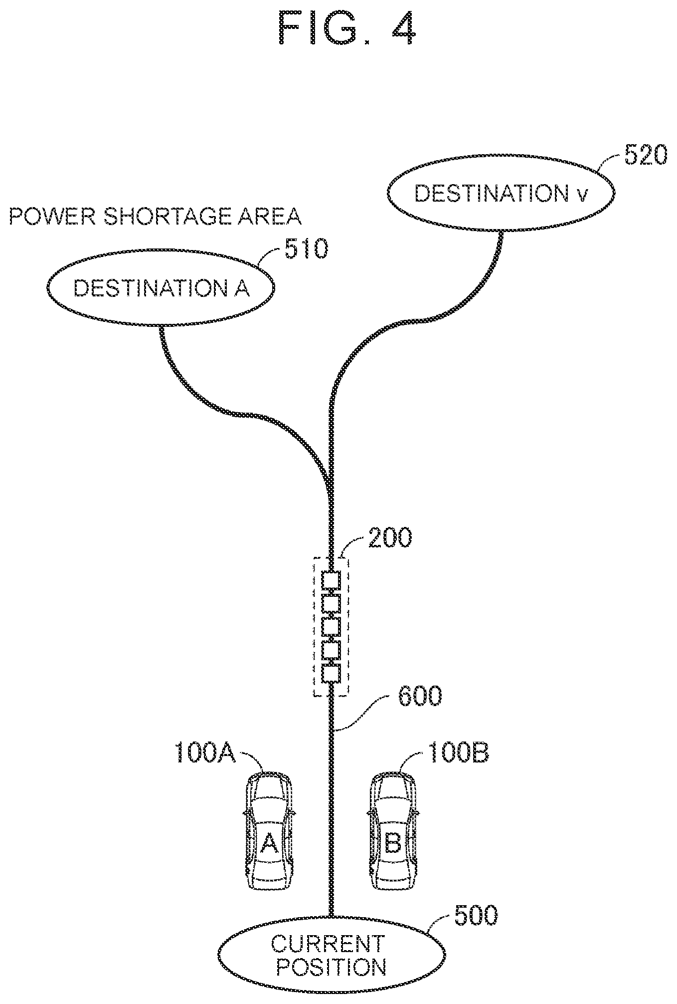 Patent US12576745 Figure 4 – Server, vehicle, and power supply system