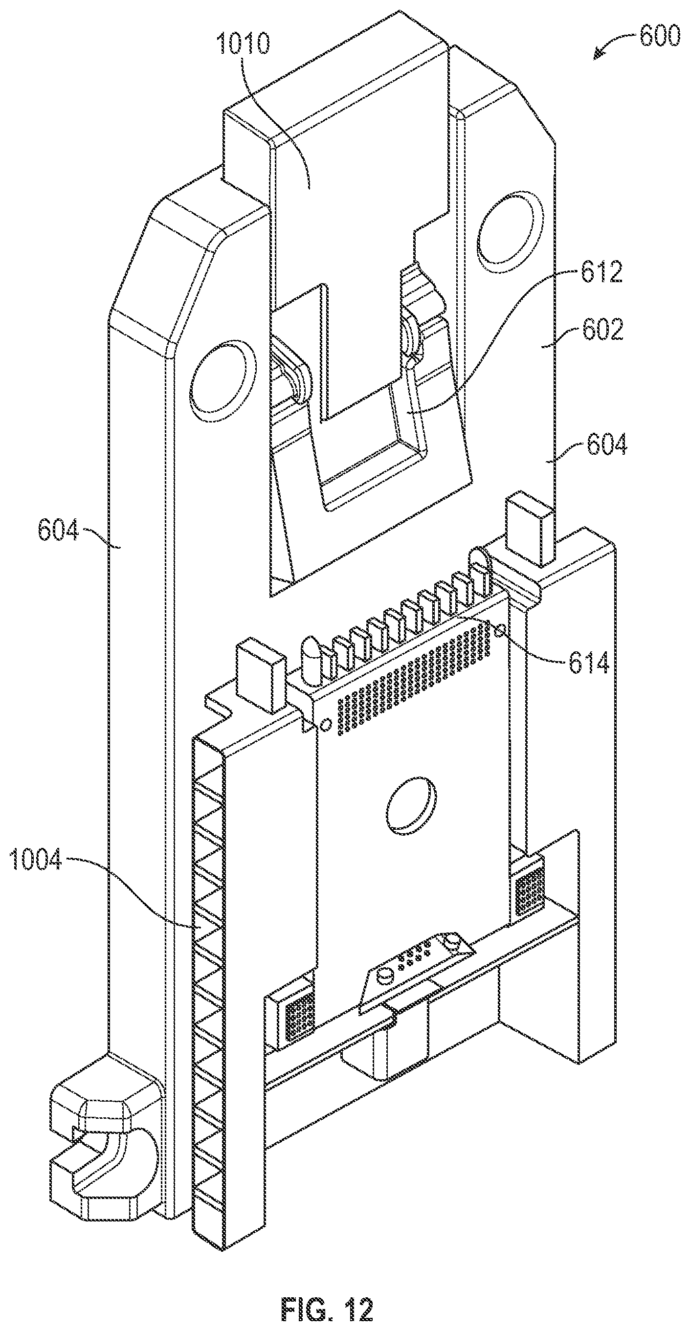 Patent US12576746 Figure 12 – Lawn tractor with removable battery packs