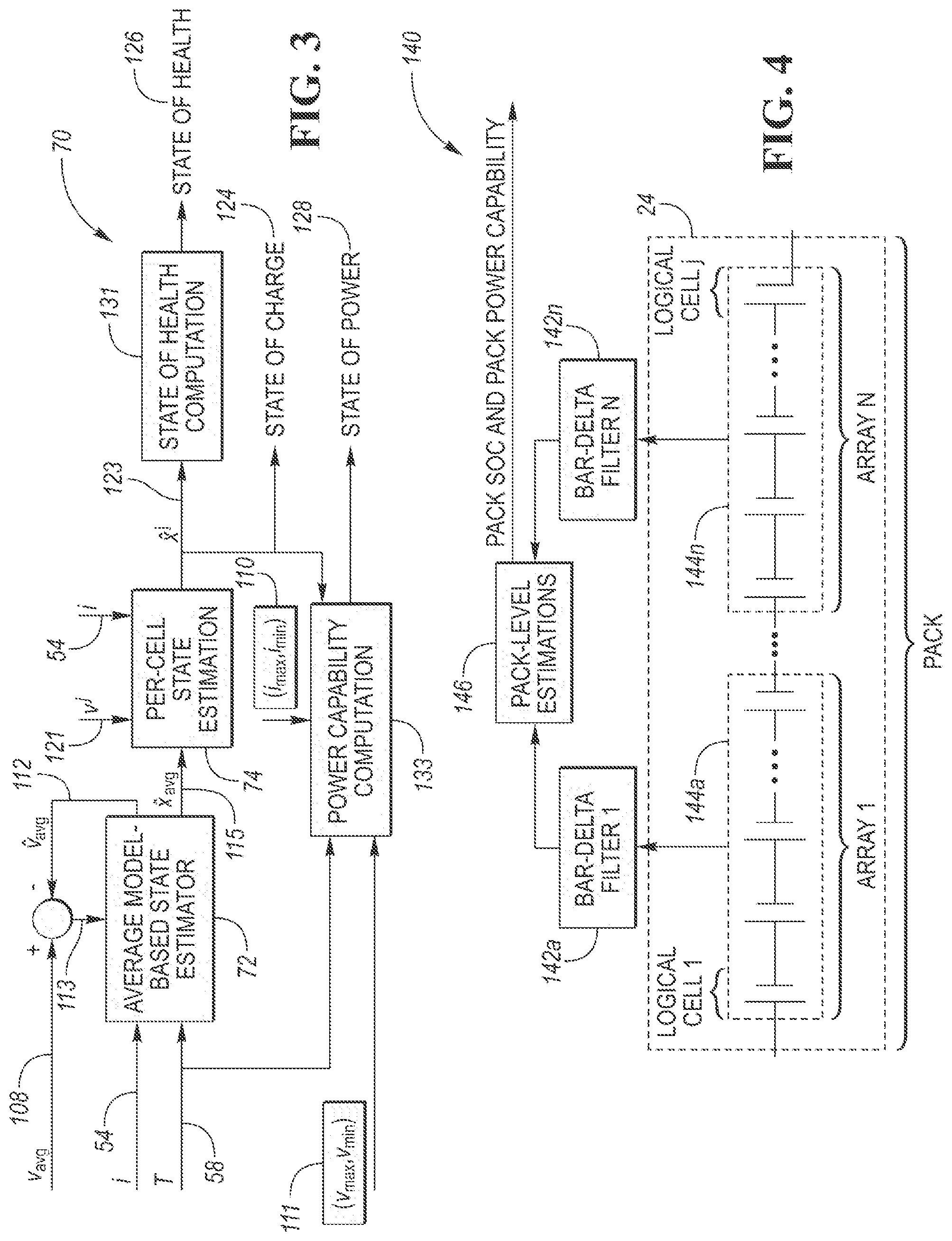 Patent US12576747 Figure 3 – Electrified vehicle control using traction battery array-based multi-cell state estimation