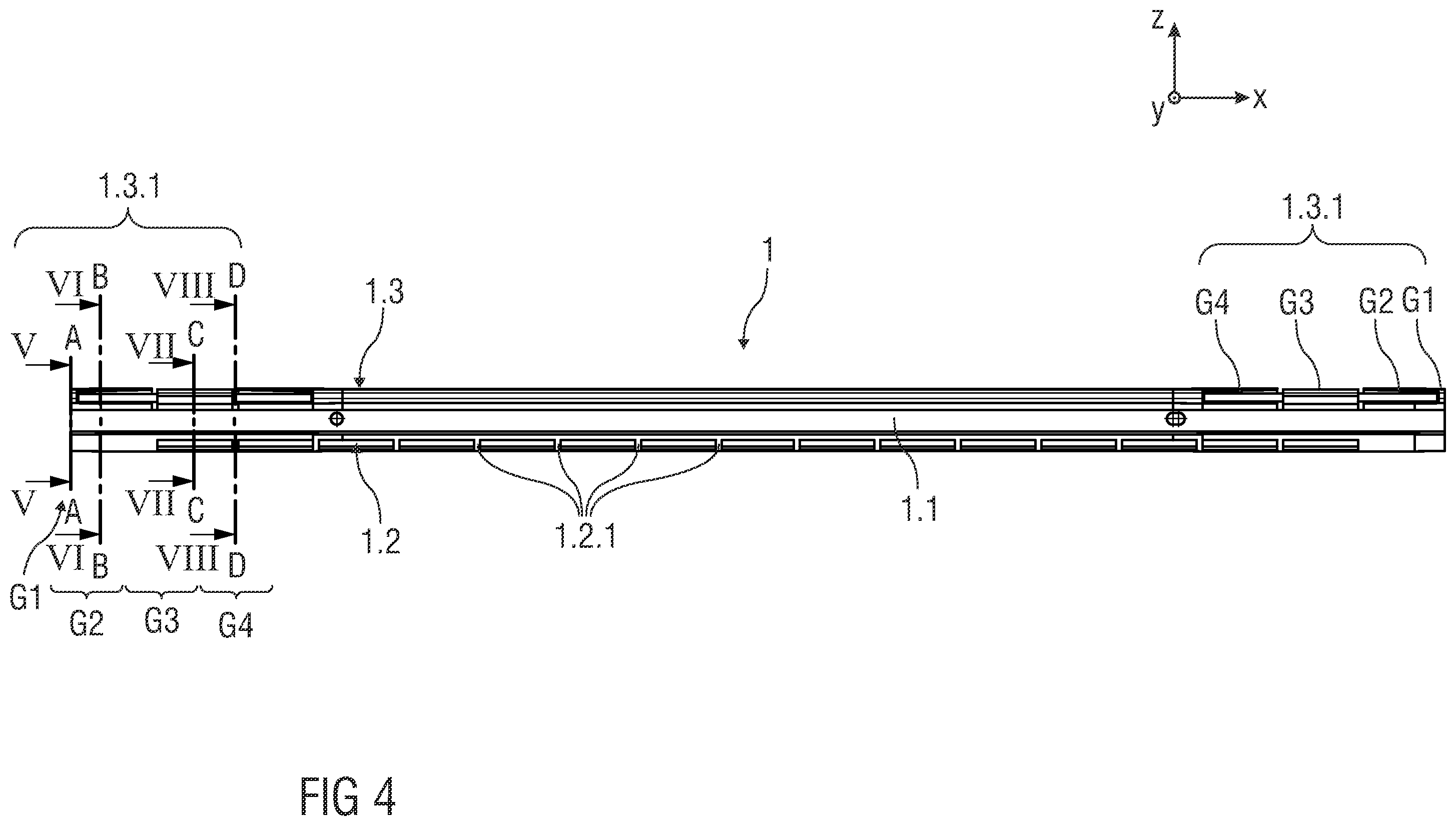 Patent US12576754 Figure 3 – Sliding block for a pair of seat rails, and vehicle seat