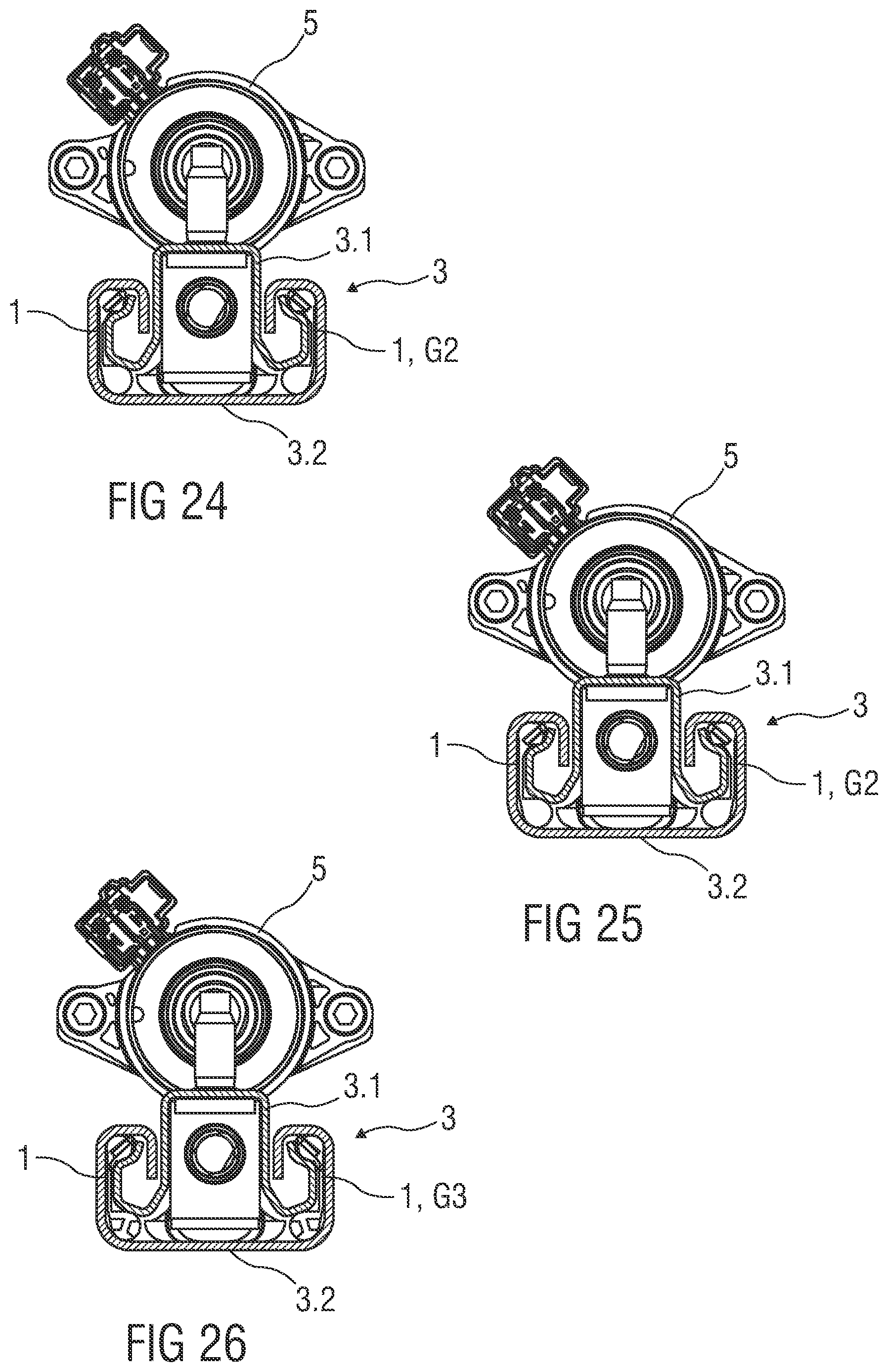Patent US12576754 Figure 18 – Sliding block for a pair of seat rails, and vehicle seat