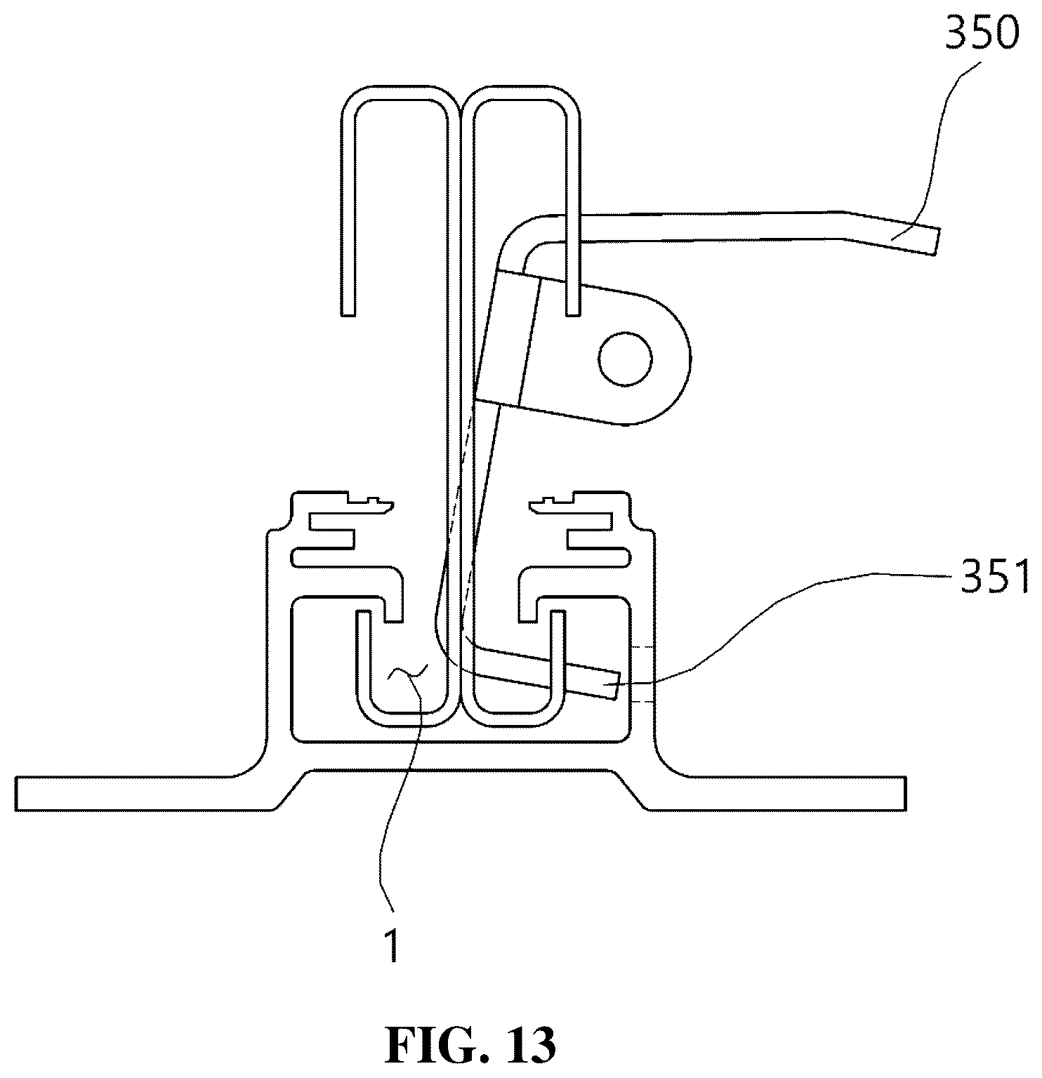 Patent US12576755 Figure 13 – Walk-in apparatus of vehicular seat