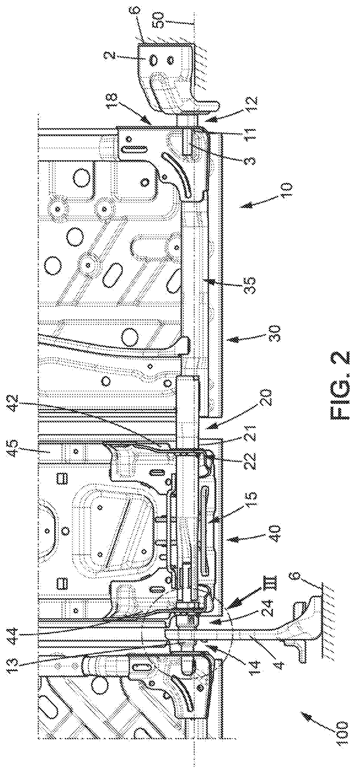 Patent US12576757 Figure 2 – Vehicle seat, for at least two users