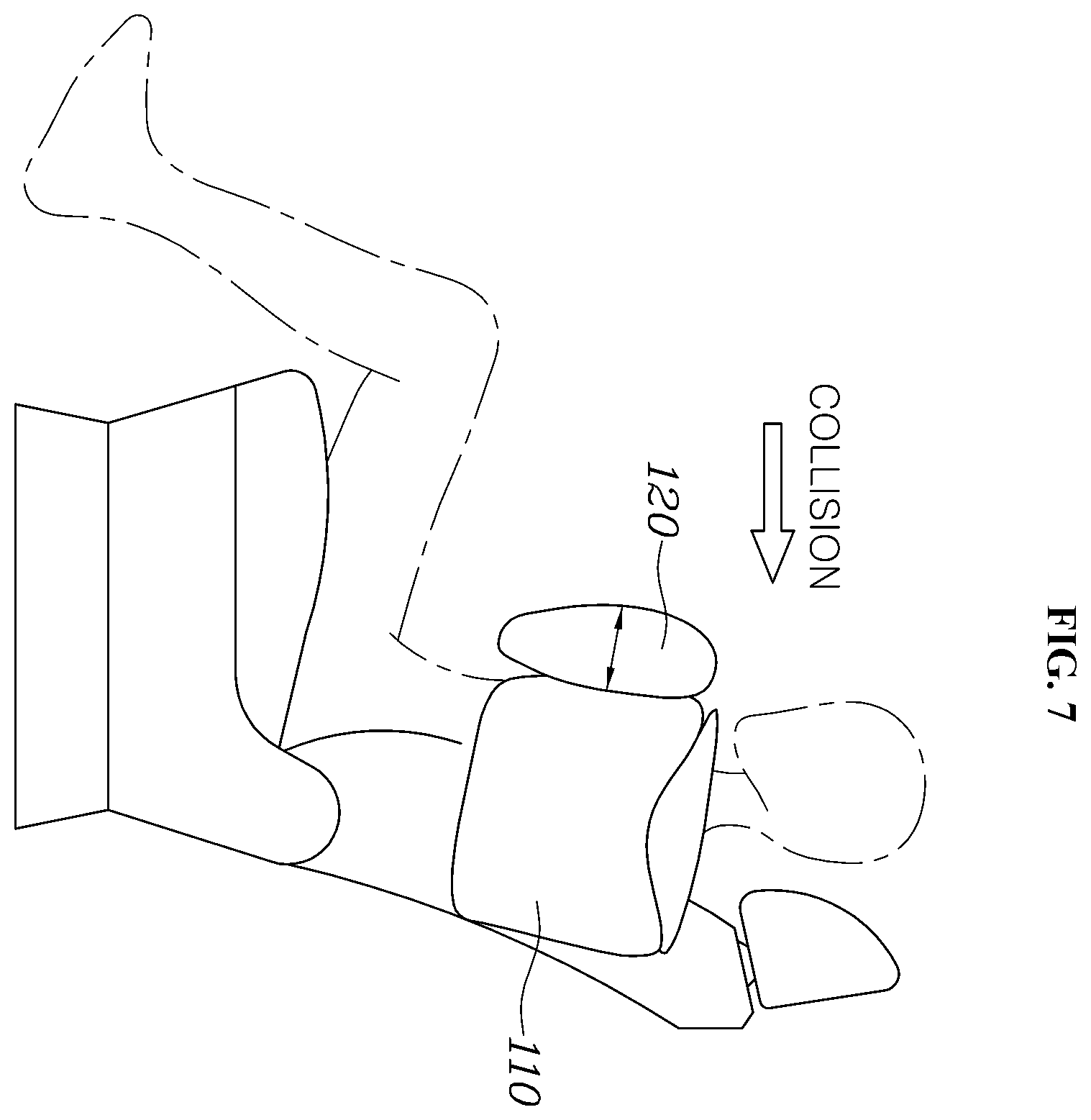 Patent US12576758 Figure 7 – Shoulder airbag and method of controlling deployment thereof
