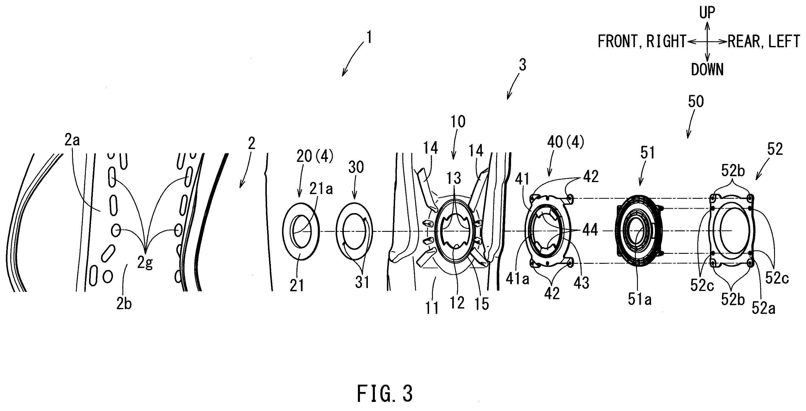 Patent US12576759 Figure 3 – Air conditioning flow channel unit for seat