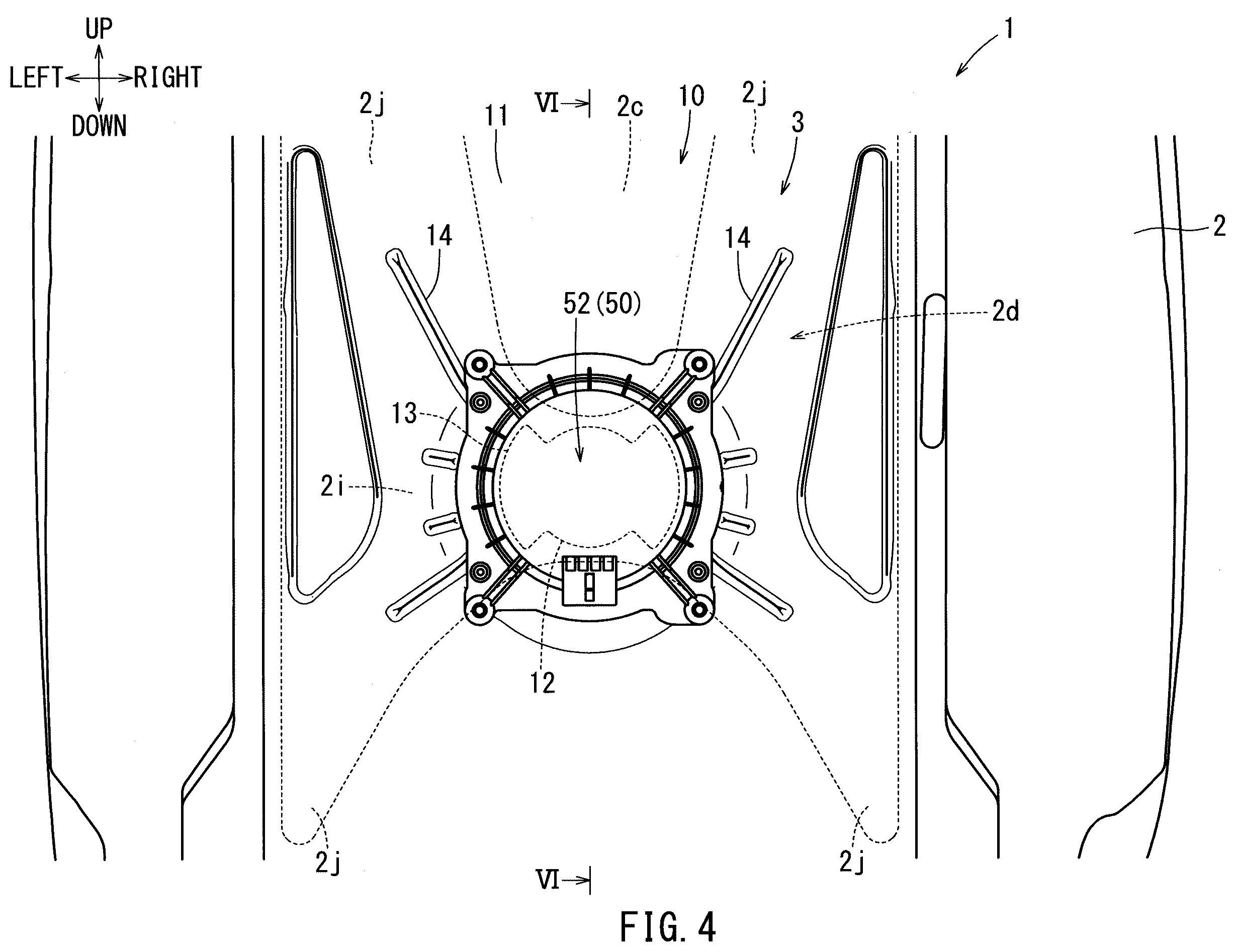 Patent US12576759 Figure 4 – Air conditioning flow channel unit for seat