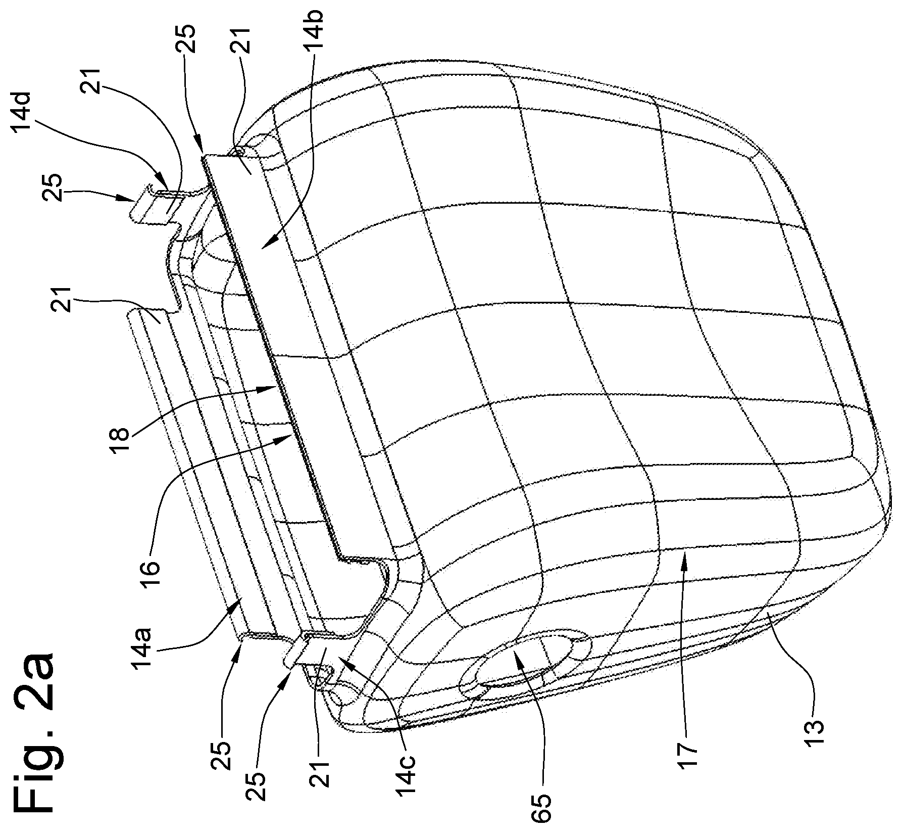 Patent US12576760 Figure 2 – Method and device for mounting a headrest for a vehicle seat