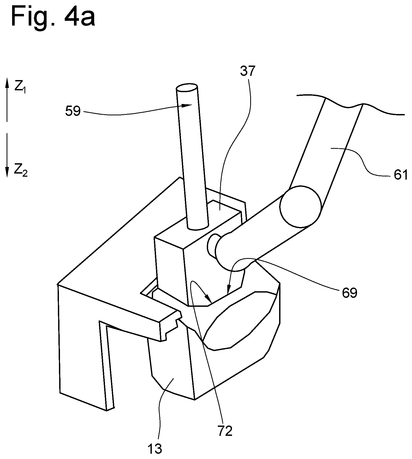 Patent US12576760 Figure 4 – Method and device for mounting a headrest for a vehicle seat