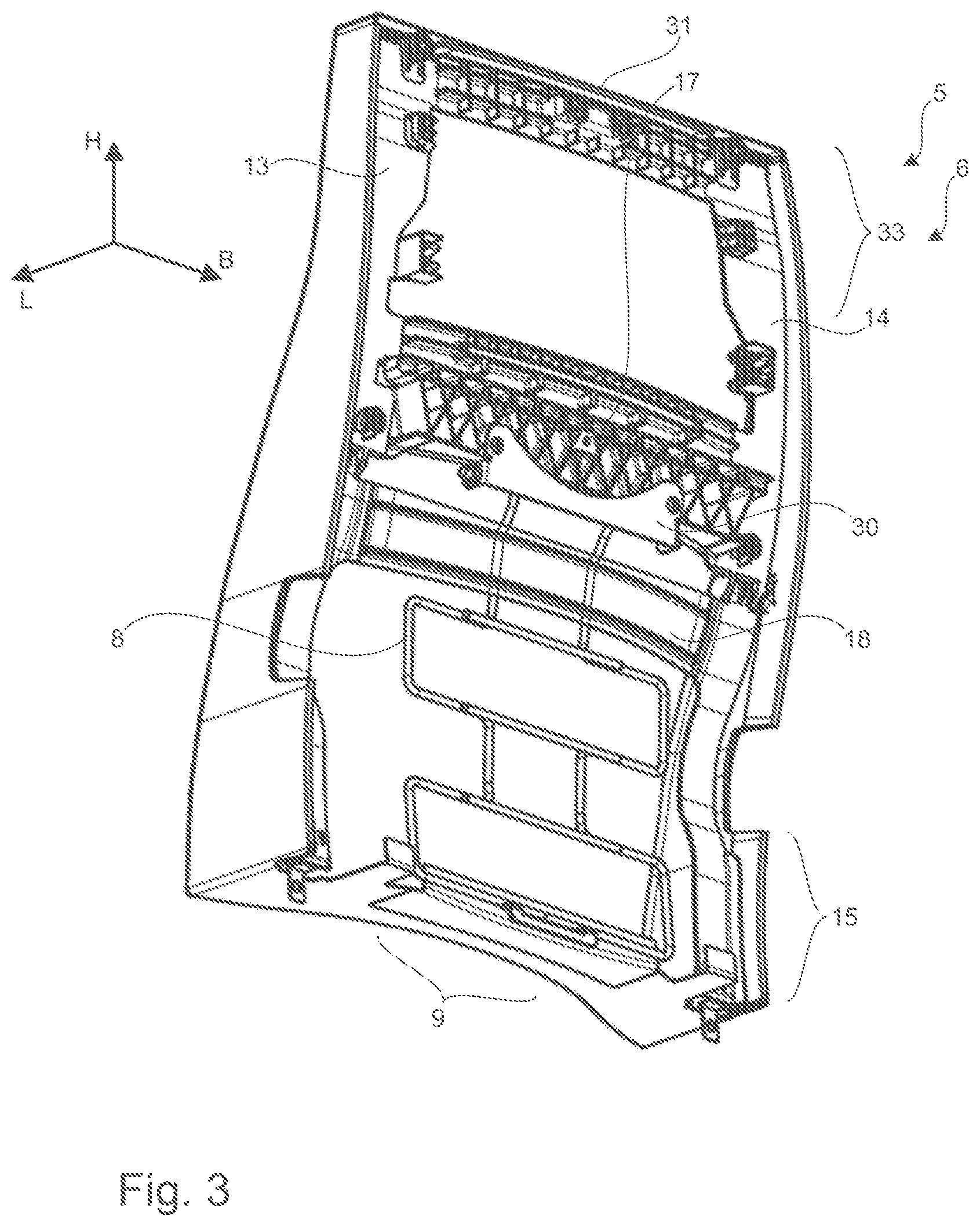 Patent US12576762 Figure 3 – Vehicle seat