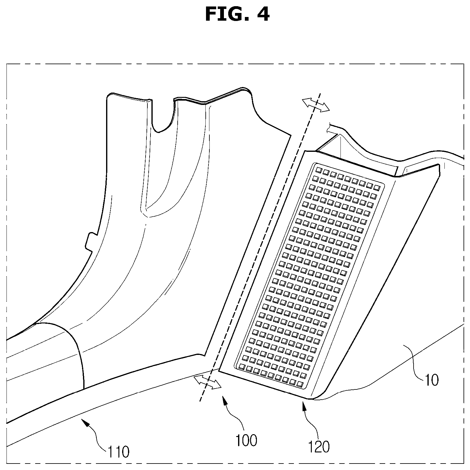 Patent US12576768 Figure 4 – Cowl side trim