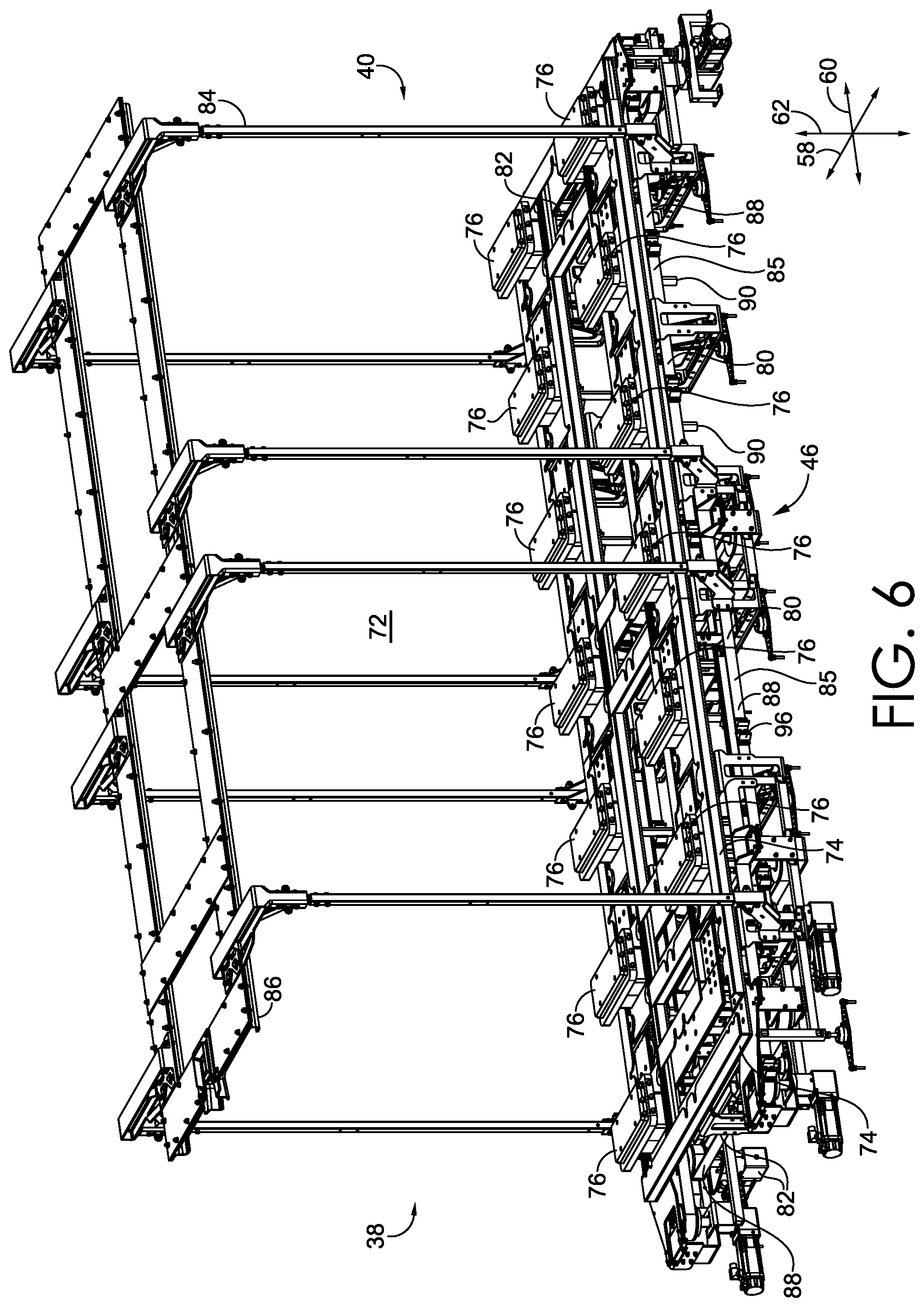 Patent US12576770 Figure 6 – Systems, methods, and apparatuses for loading, shifting, and staging objects in automated or semi-automated fashion