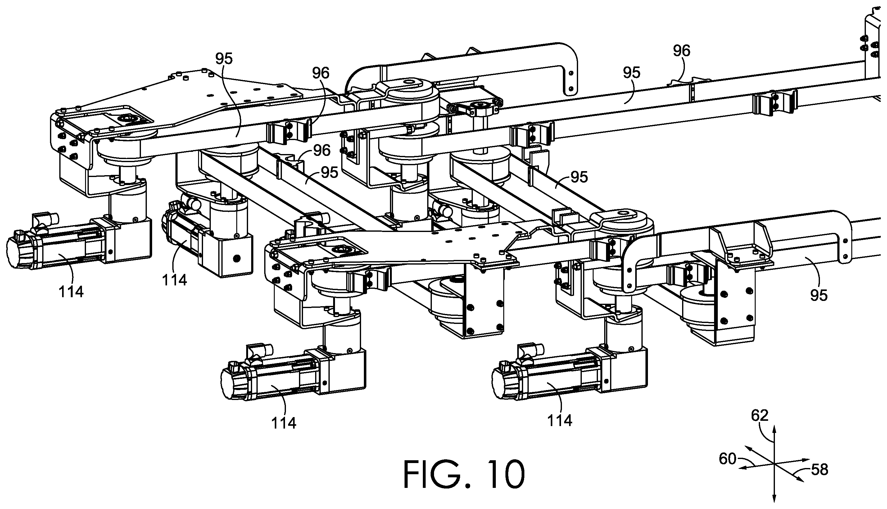Patent US12576770 Figure 11 – Systems, methods, and apparatuses for loading, shifting, and staging objects in automated or semi-automated fashion