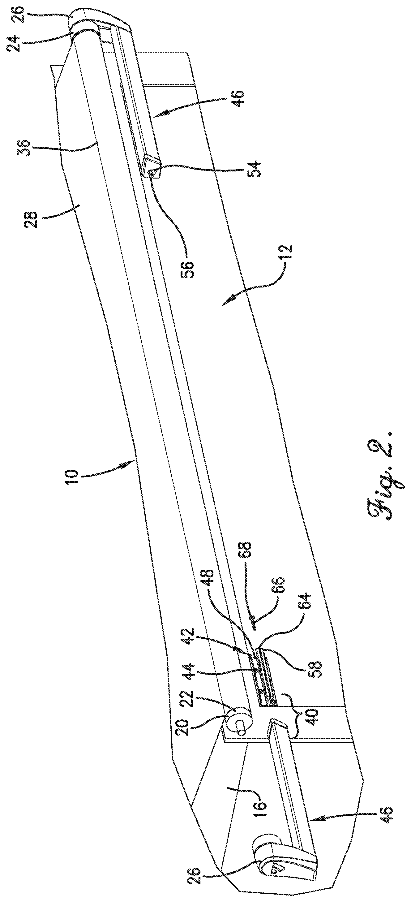 Patent US12576772 Figure 2 – Retractable awning for covering RV slide-out room