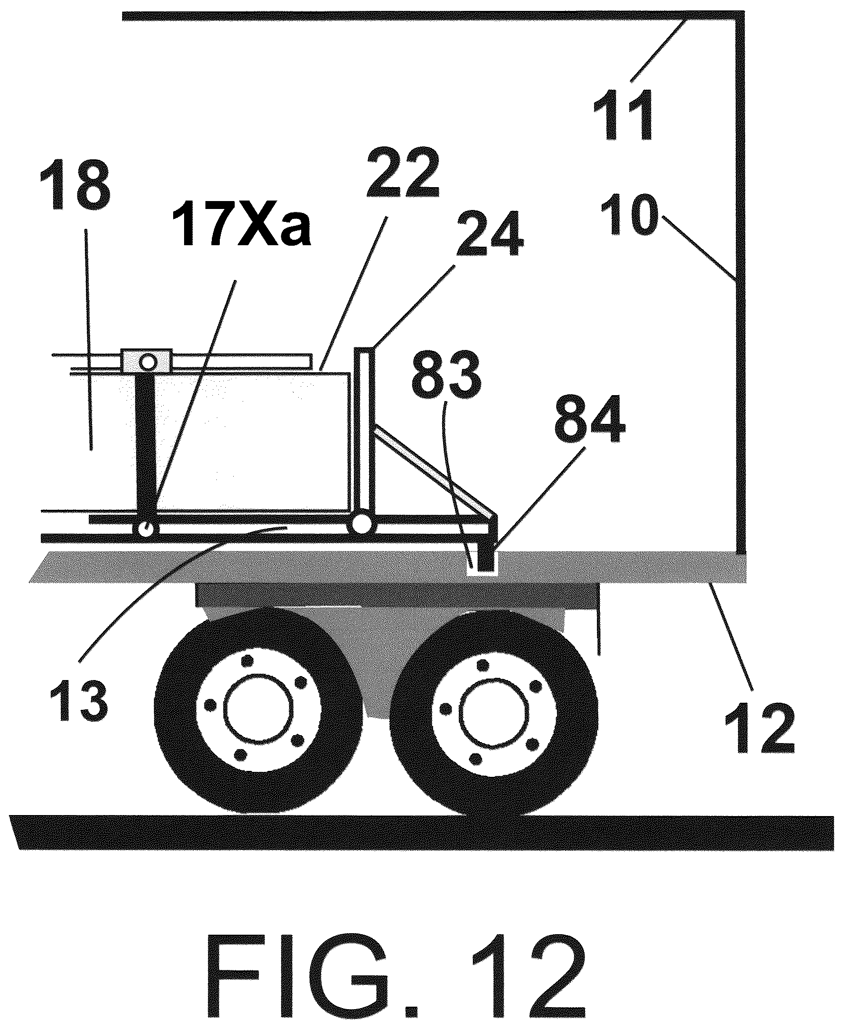 Patent US12576773 Figure 10 – Convertible trailer system for hauling general cargo or liquid in bulk