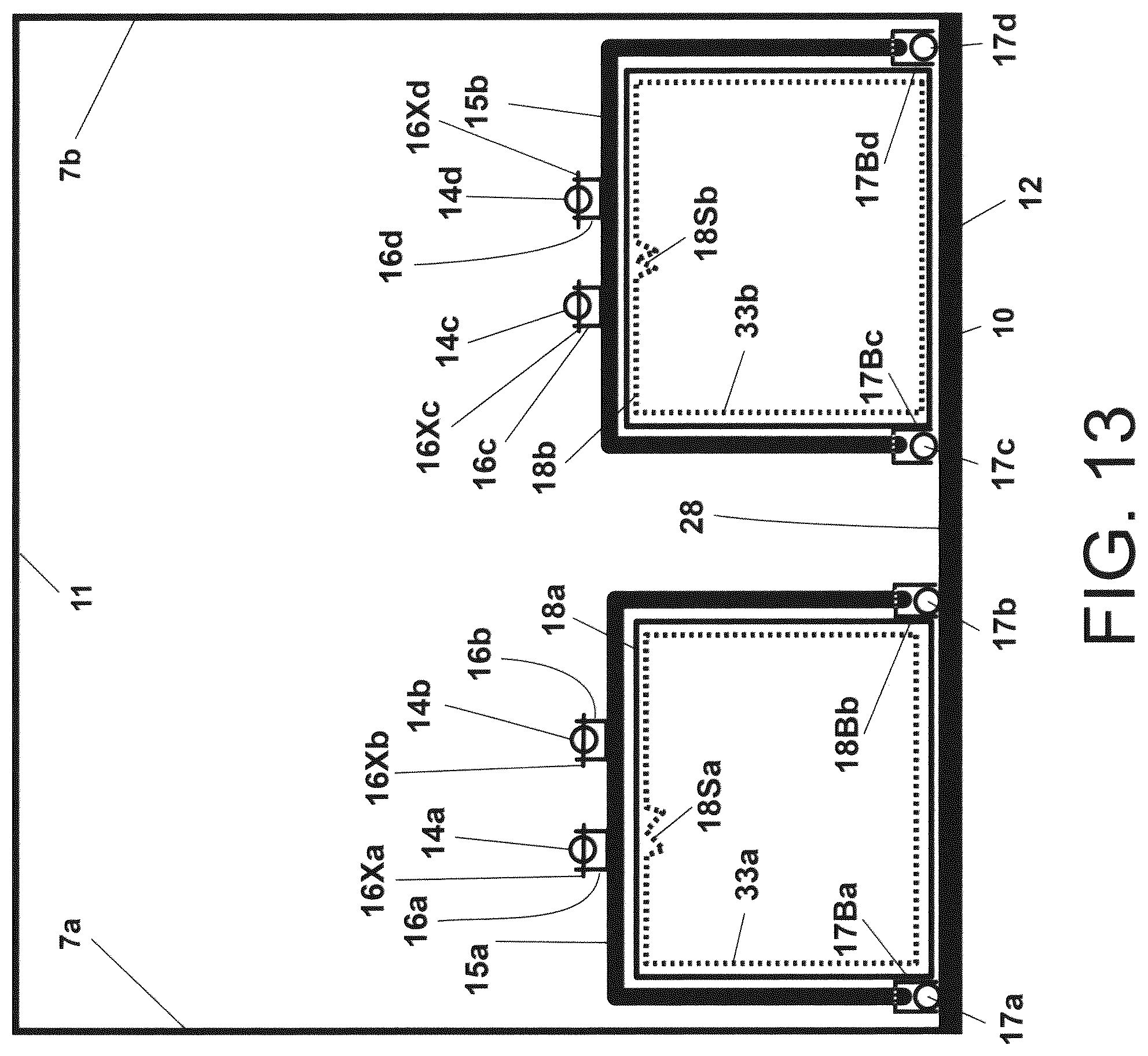 Patent US12576773 Figure 11 – Convertible trailer system for hauling general cargo or liquid in bulk