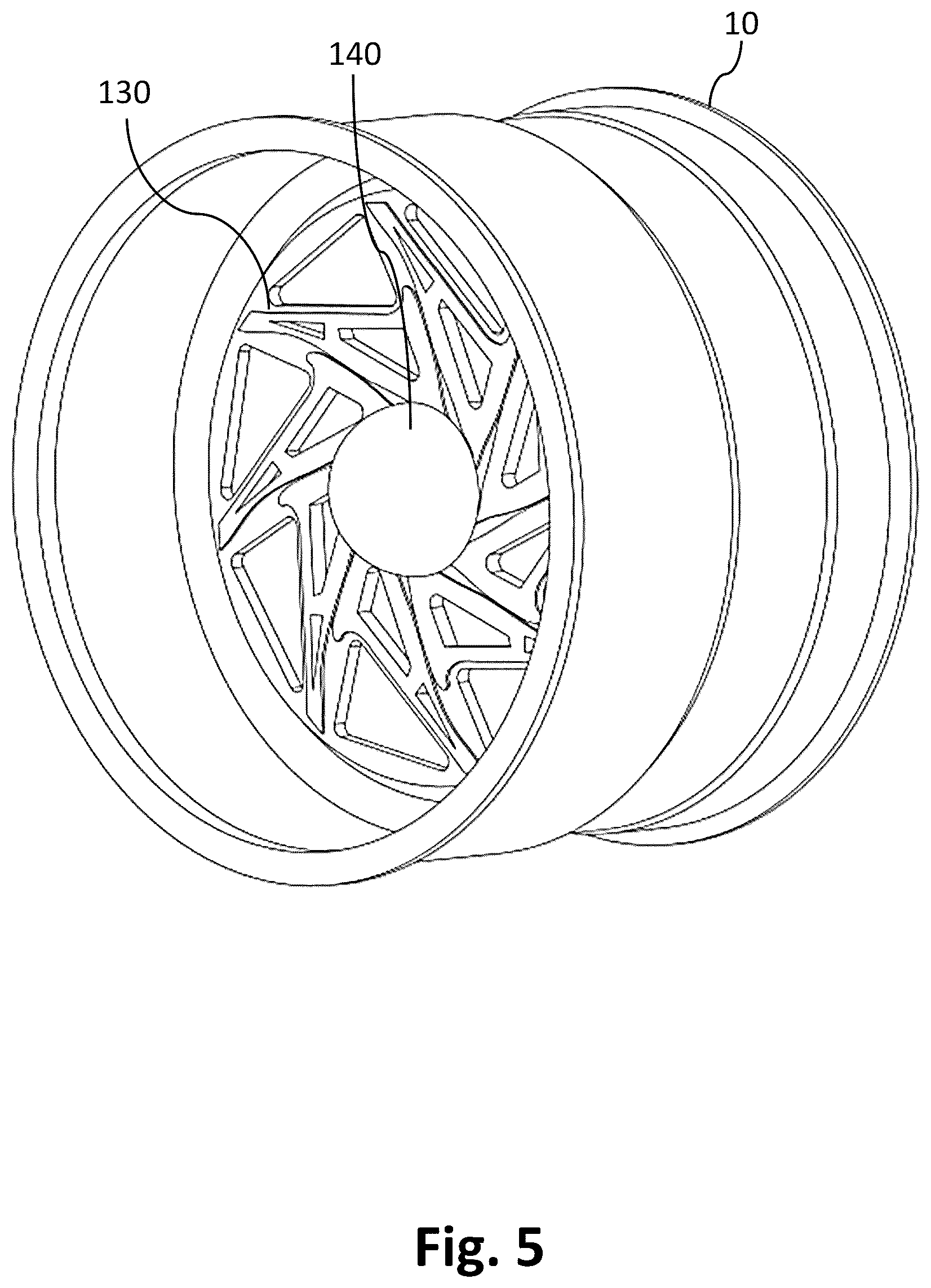Patent US12576777 Figure 5 – Lighting apparatus for wheels