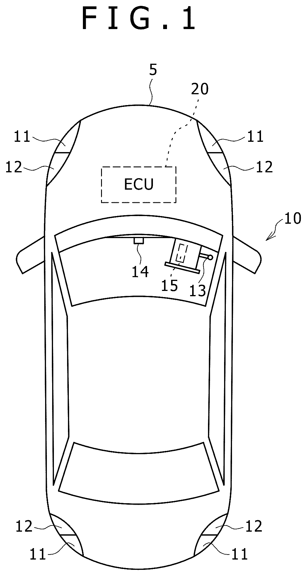 Patent US12576778 — Indicator apparatus for vehicle — Figure 1