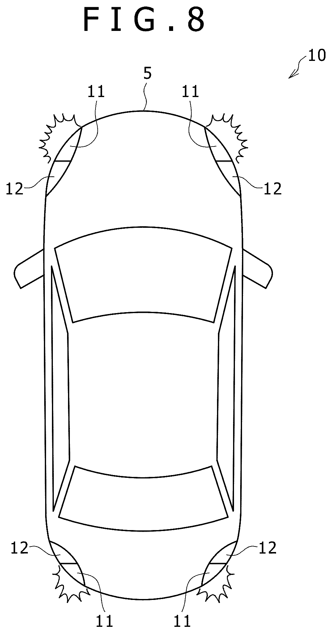 Patent US12576778 Figure 8 – Indicator apparatus for vehicle