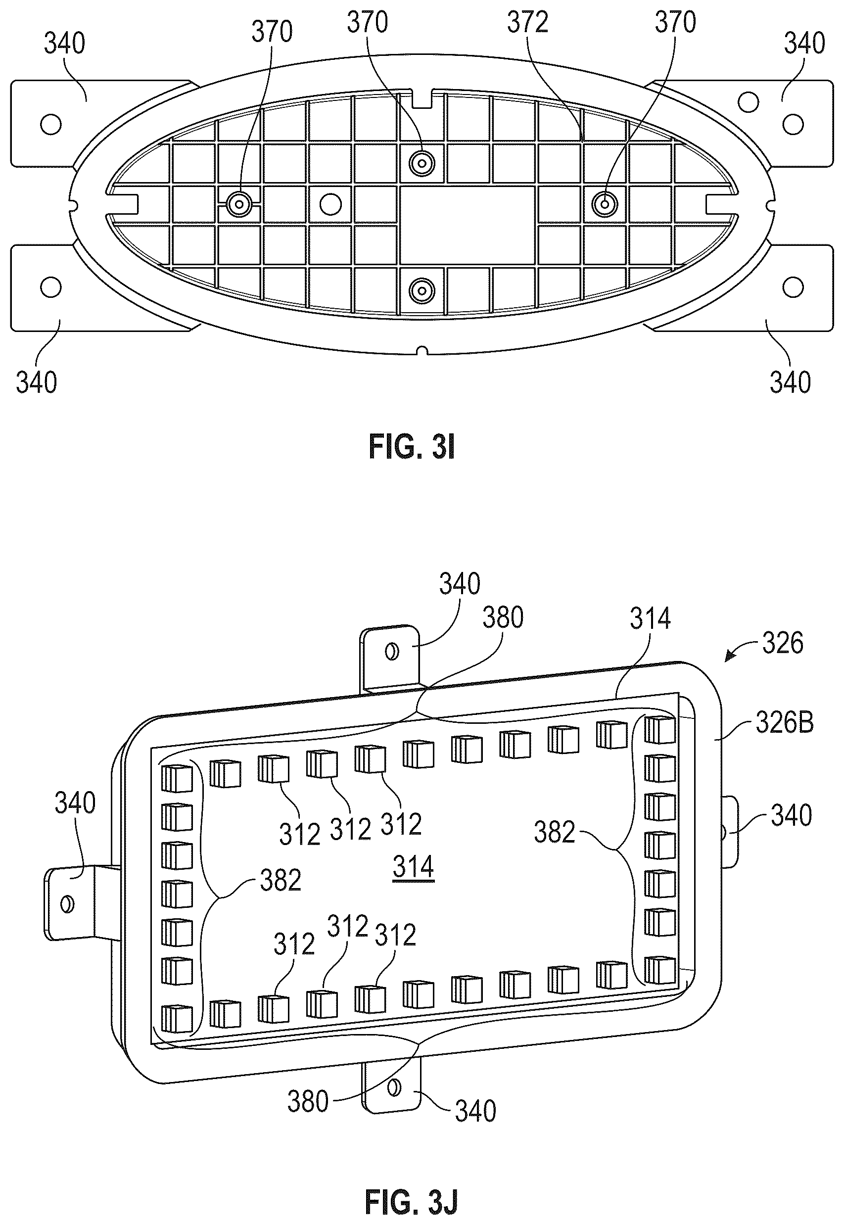 Patent US12576779 Figure 9 – Segmented display with photon recycling cavity
