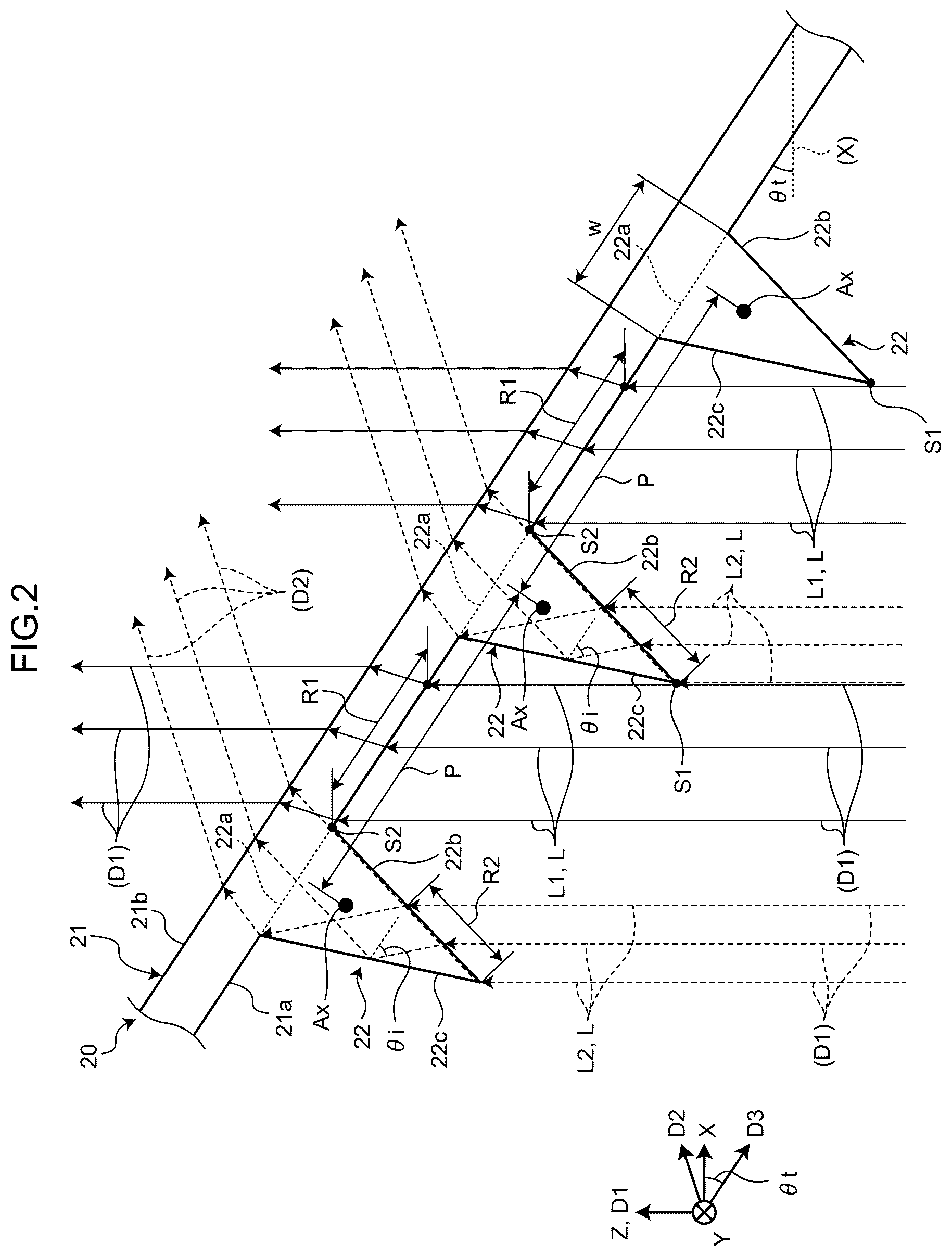 Patent US12576780 Figure 2 – Light source device
