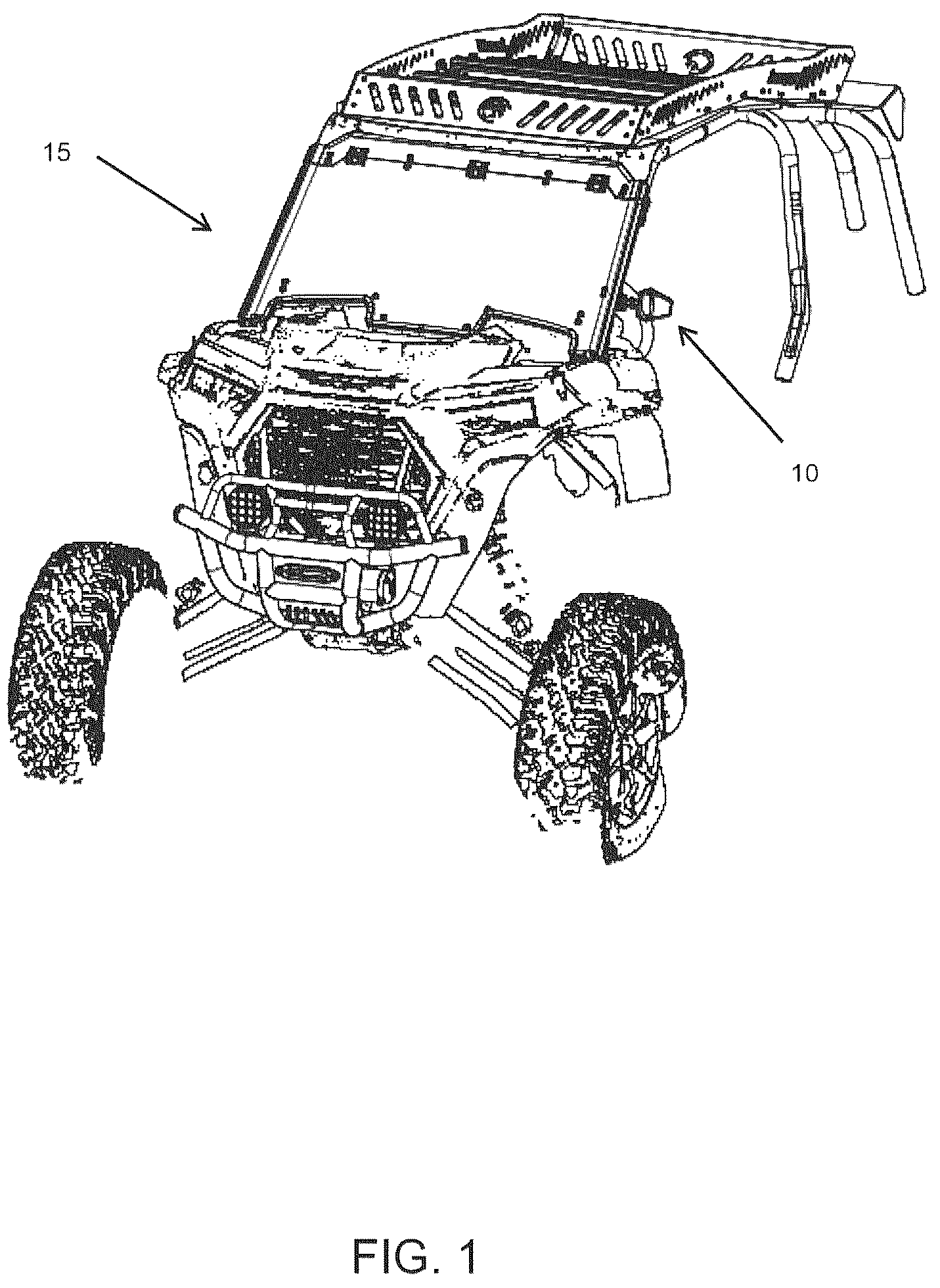 Patent US12576783 Figure 1 – Mirror pivot