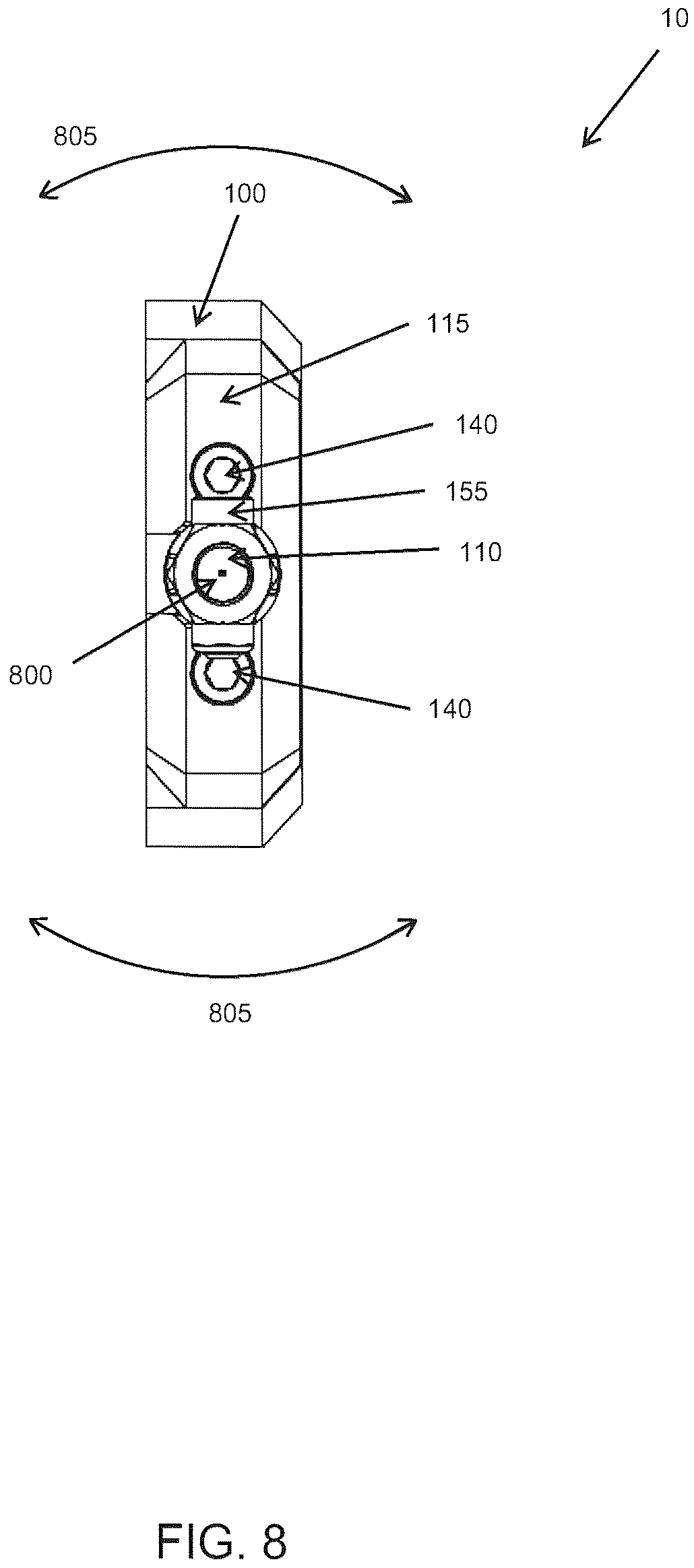 Patent US12576783 Figure 8 – Mirror pivot