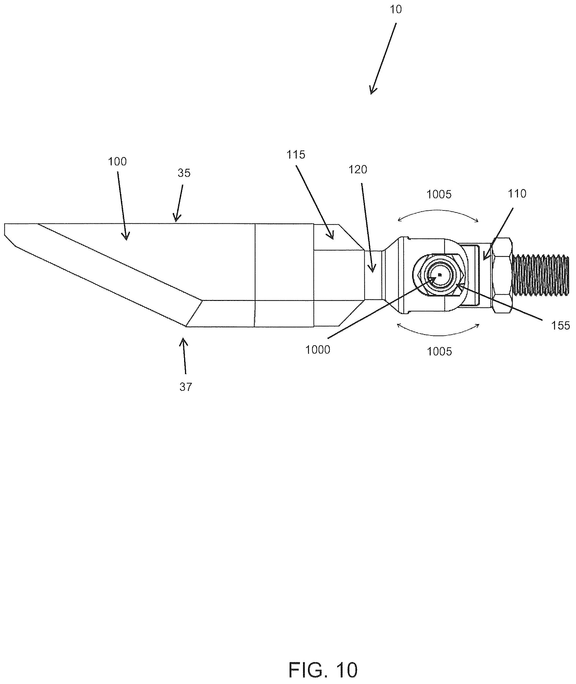 Patent US12576783 Figure 10 – Mirror pivot