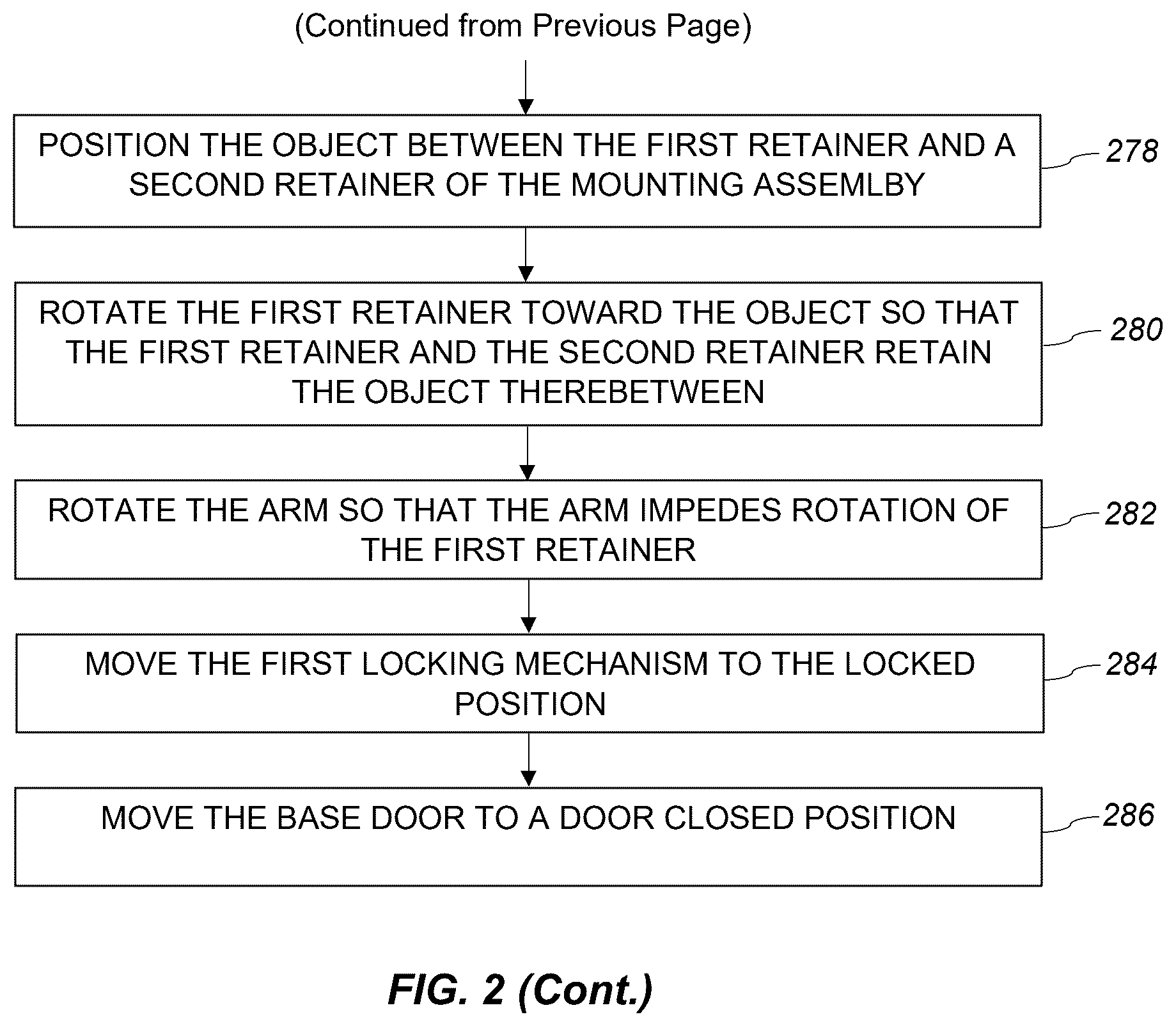 Patent US12576787 Figure 8 – Mechanical mounting system