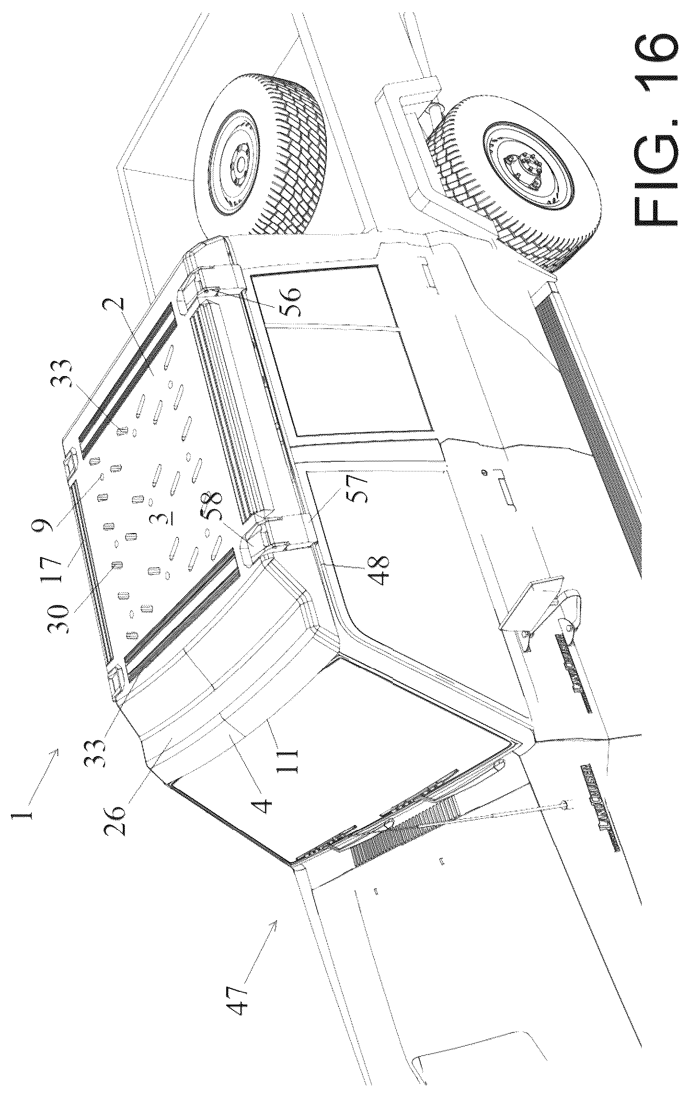Patent US12576788 Figure 17 – Vehicle roof support platform