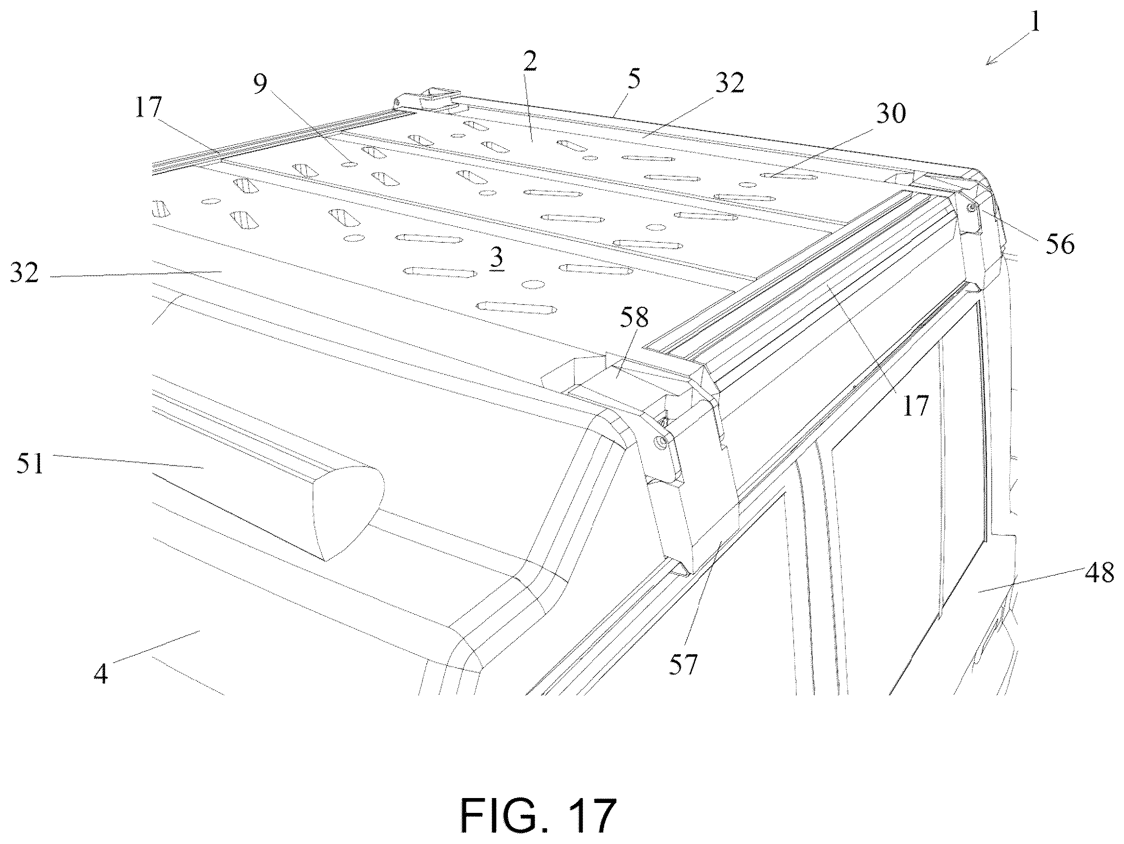 Patent US12576788 Figure 18 – Vehicle roof support platform