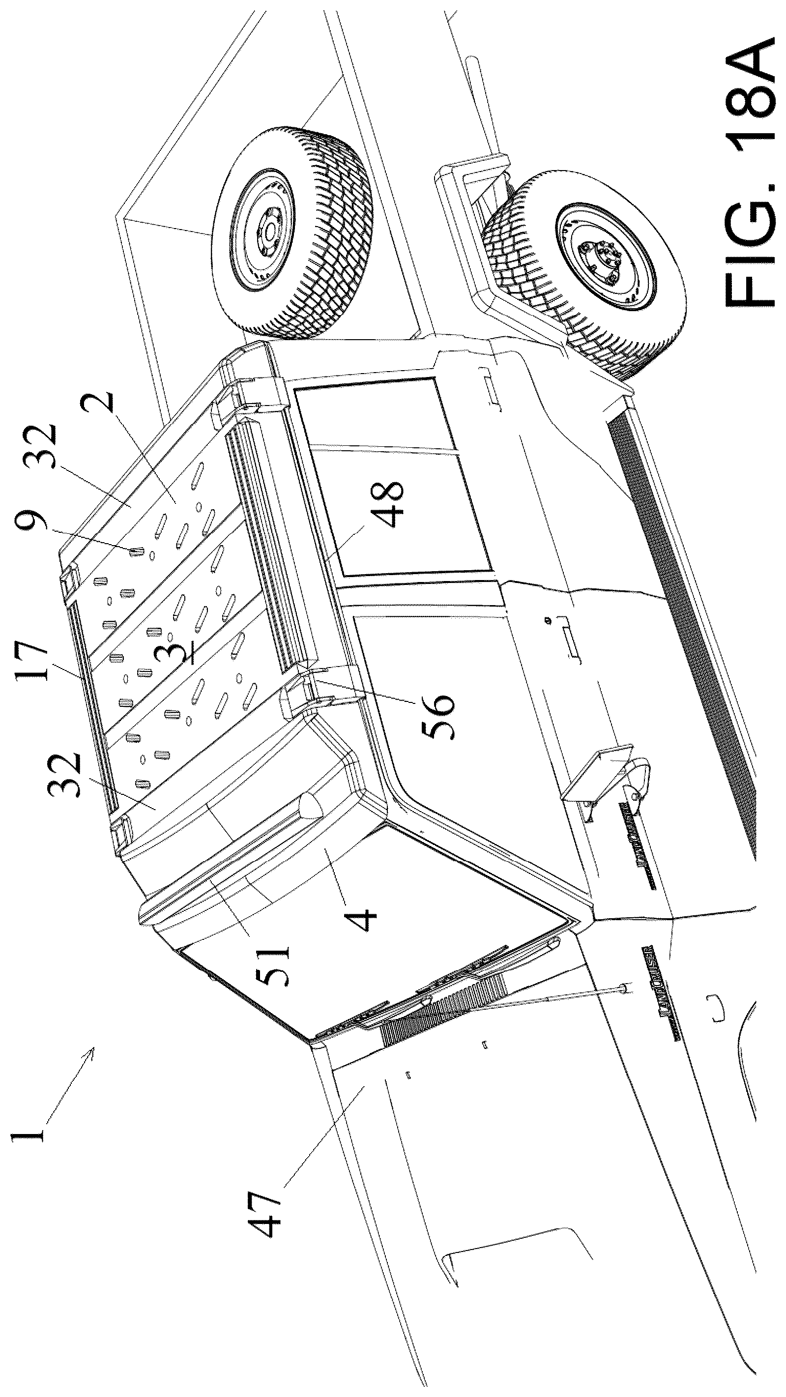 Patent US12576788 Figure 19 – Vehicle roof support platform