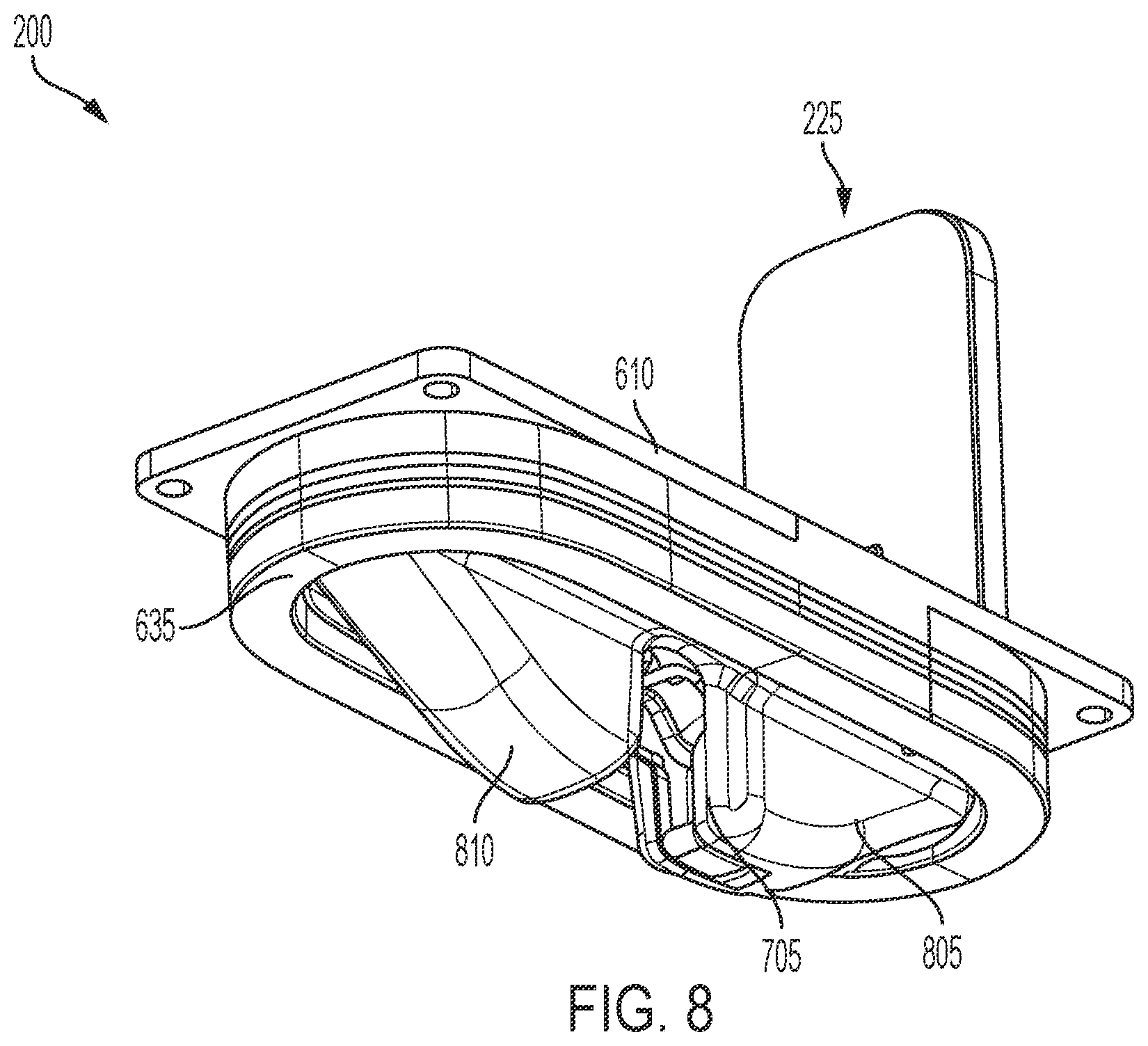 Patent US12576792 Figure 8 – Clamp mechanism