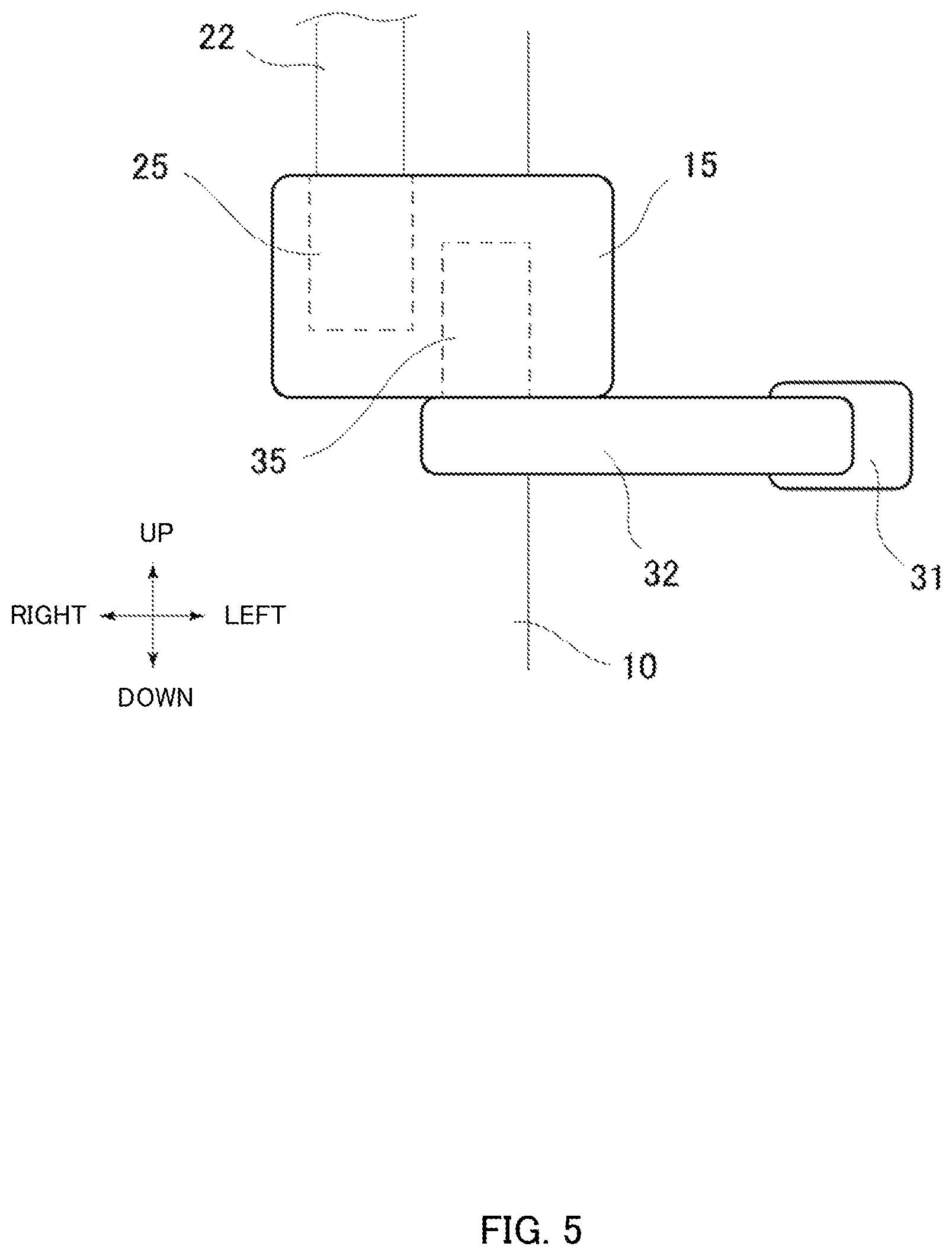 Patent US12576793 Figure 5 – Vehicle