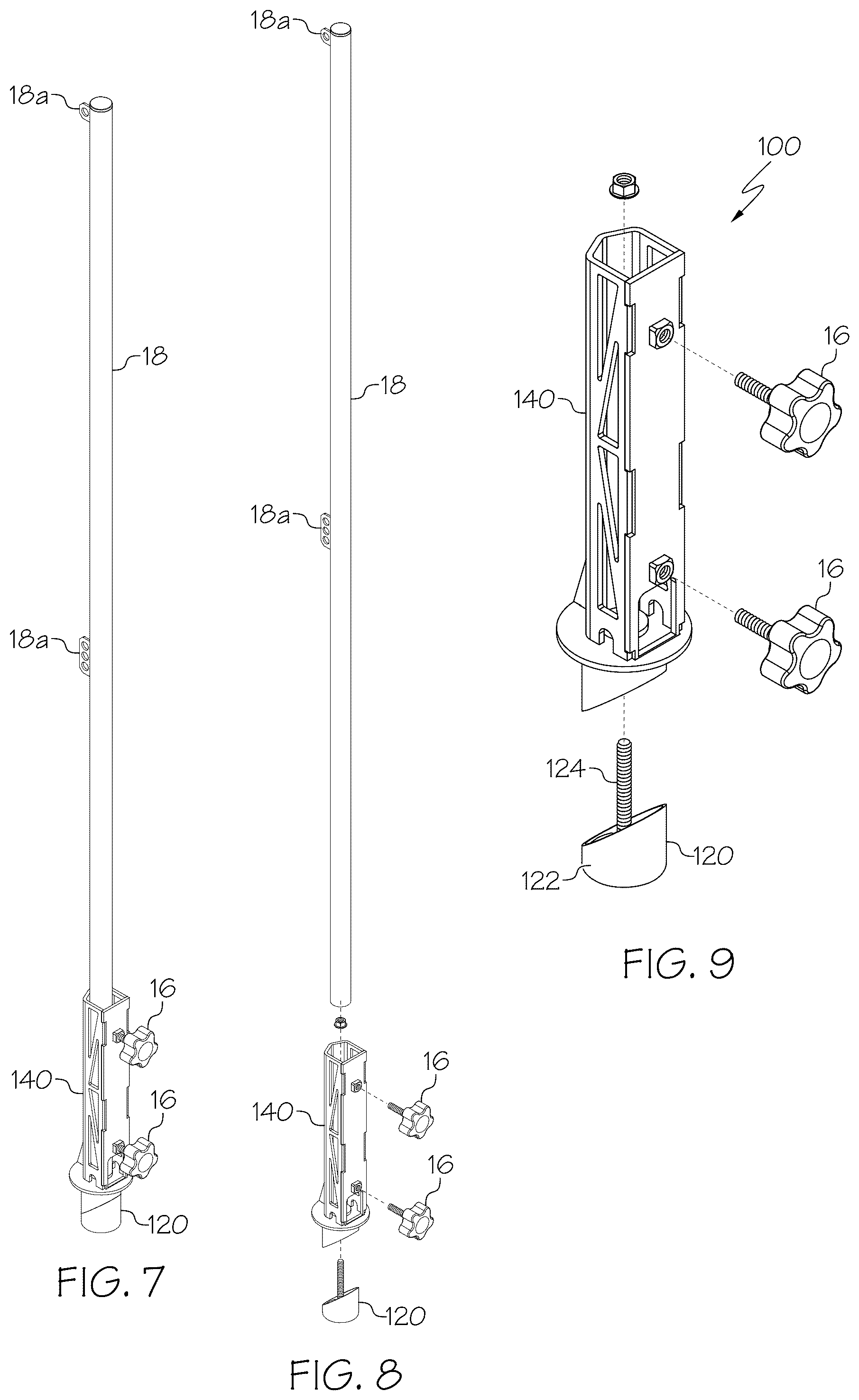 Patent US12576794 Figure 4 – Flag pole mount