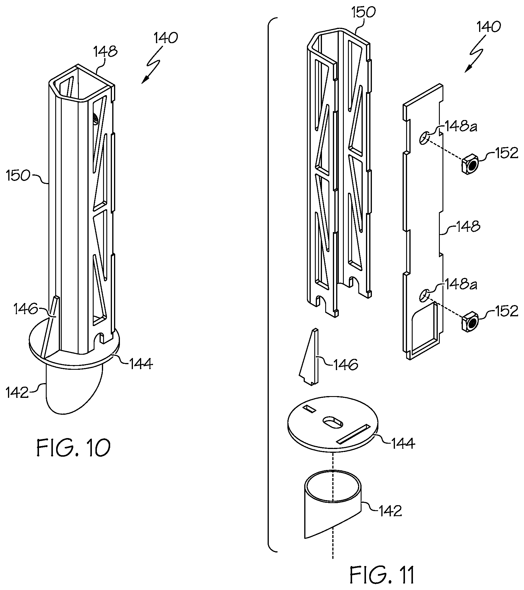 Patent US12576794 Figure 5 – Flag pole mount
