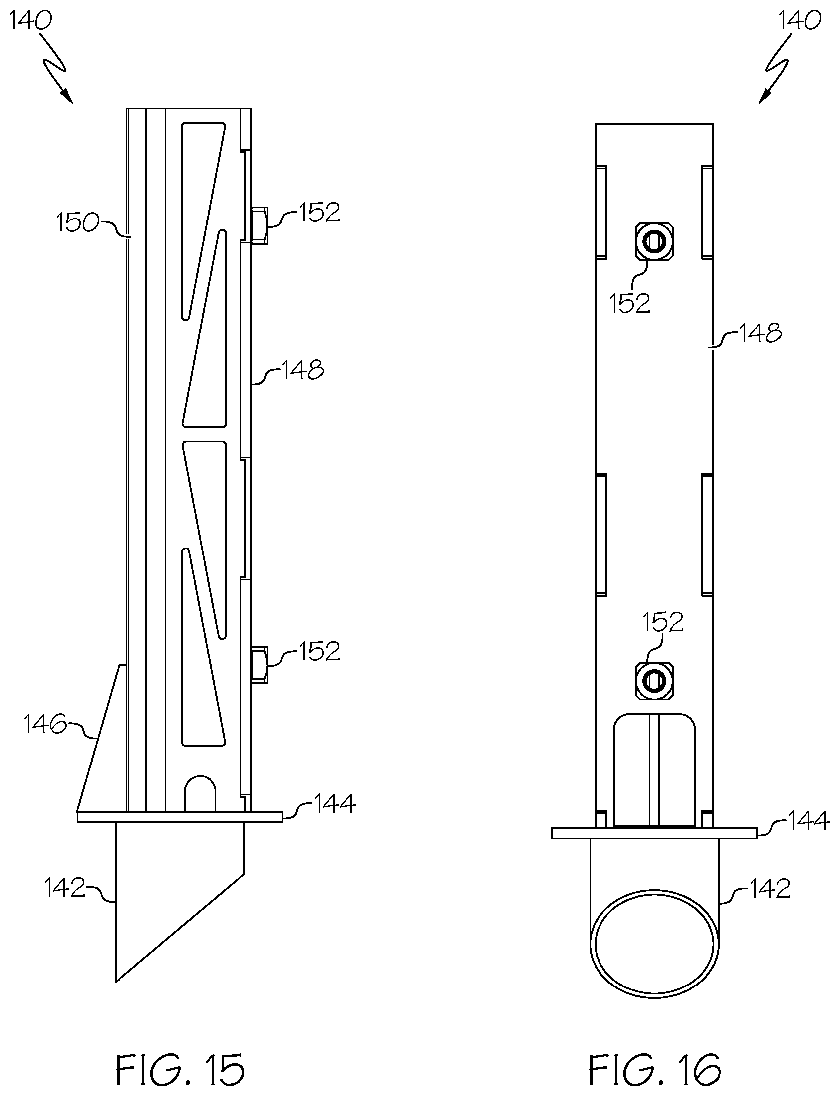 Patent US12576794 Figure 7 – Flag pole mount