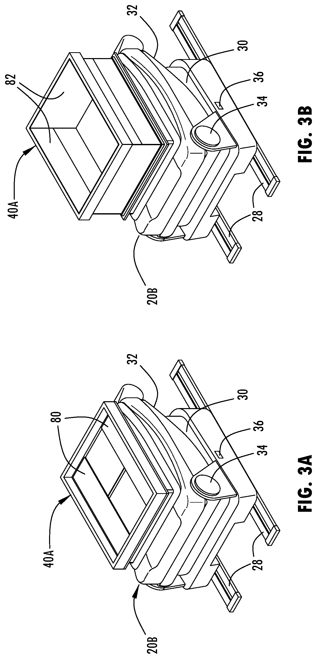 Patent US12576795 Figure 3 – Vehicle seating assembly having a seat back with an attachable modular accessory