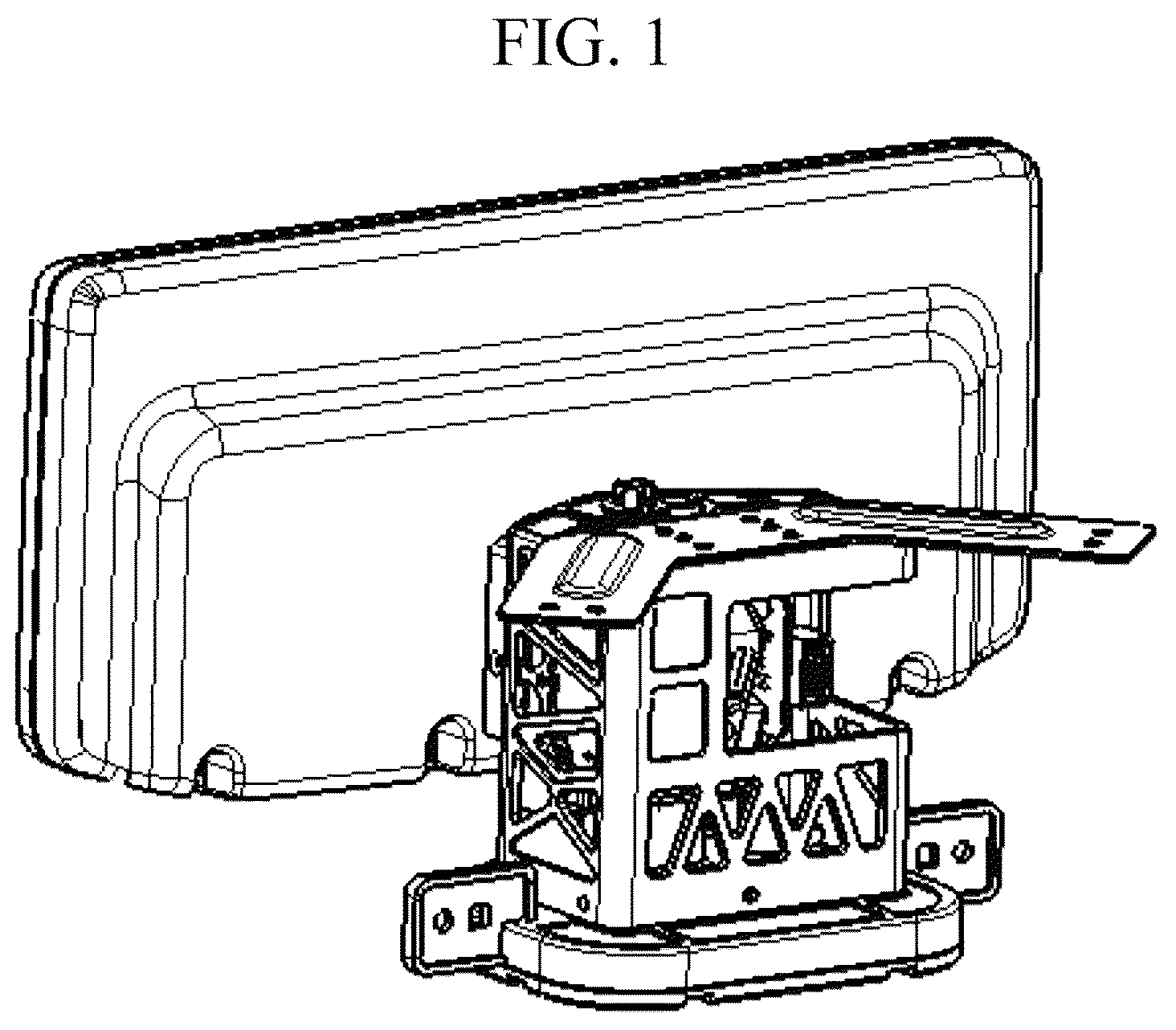 Patent US12576797 — Rotating device for display of vehicle — Figure 1